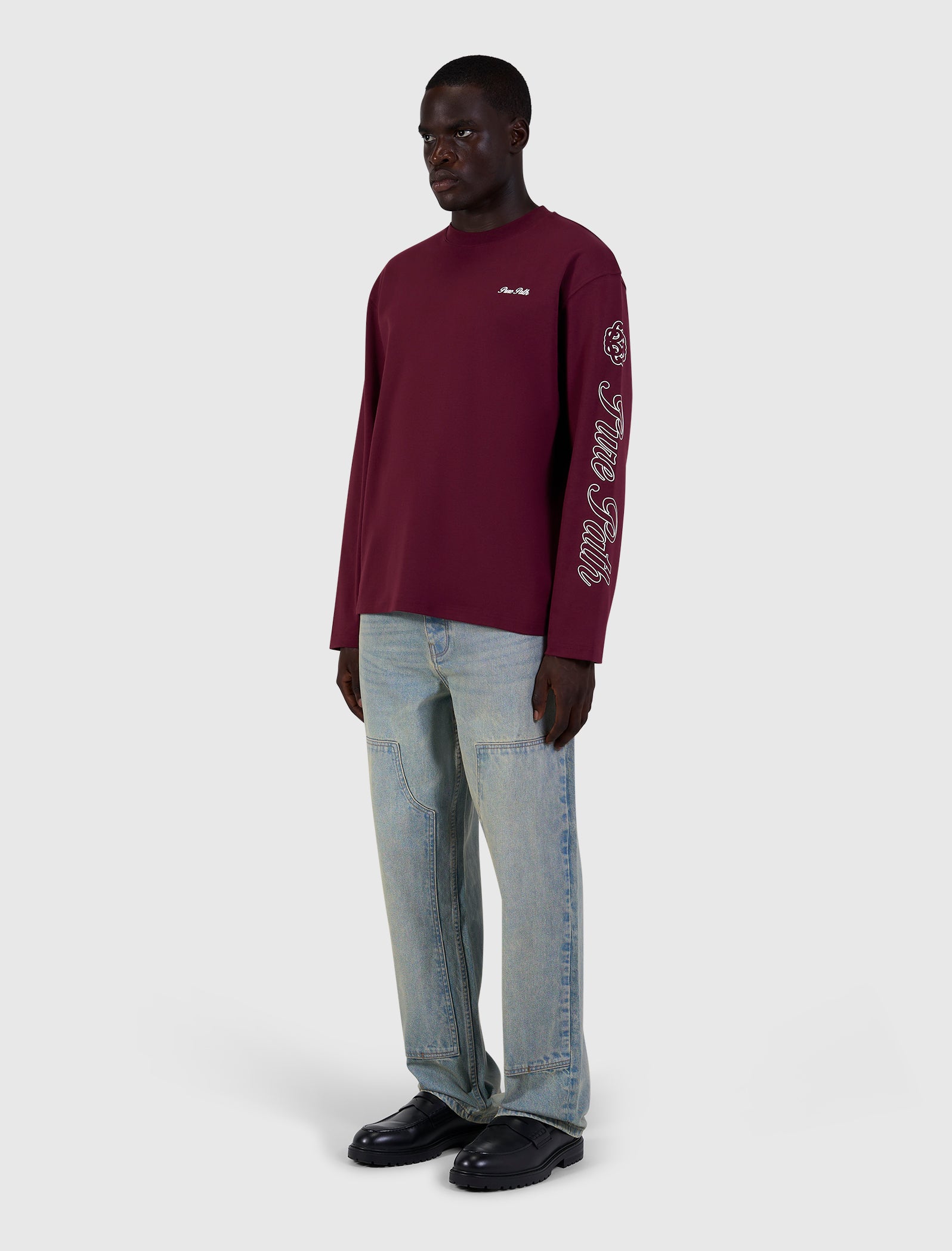 Essence Of Life Longsleeve T-shirt | Wine Red