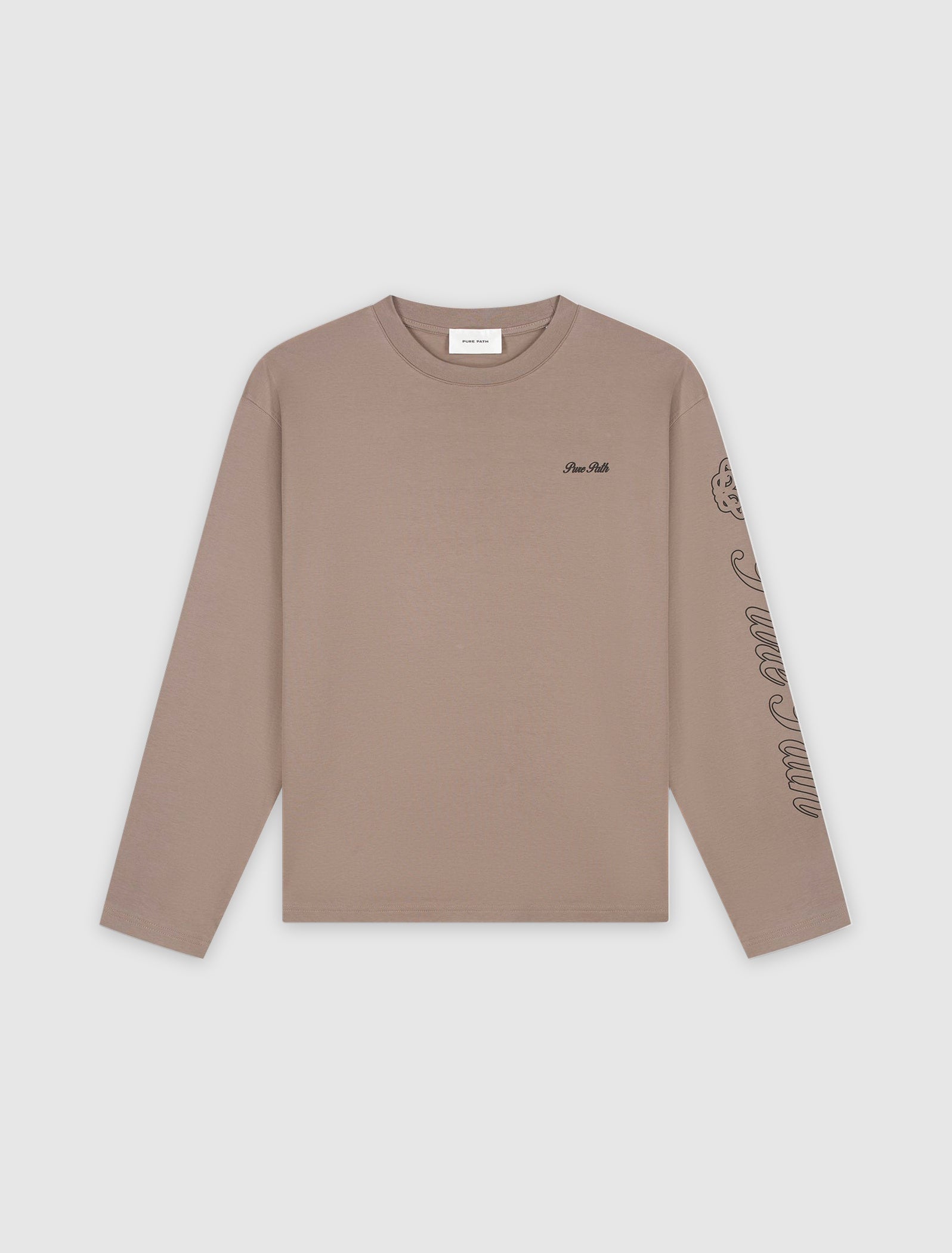 Essence Of Life Longsleeve T-shirt | Taupe