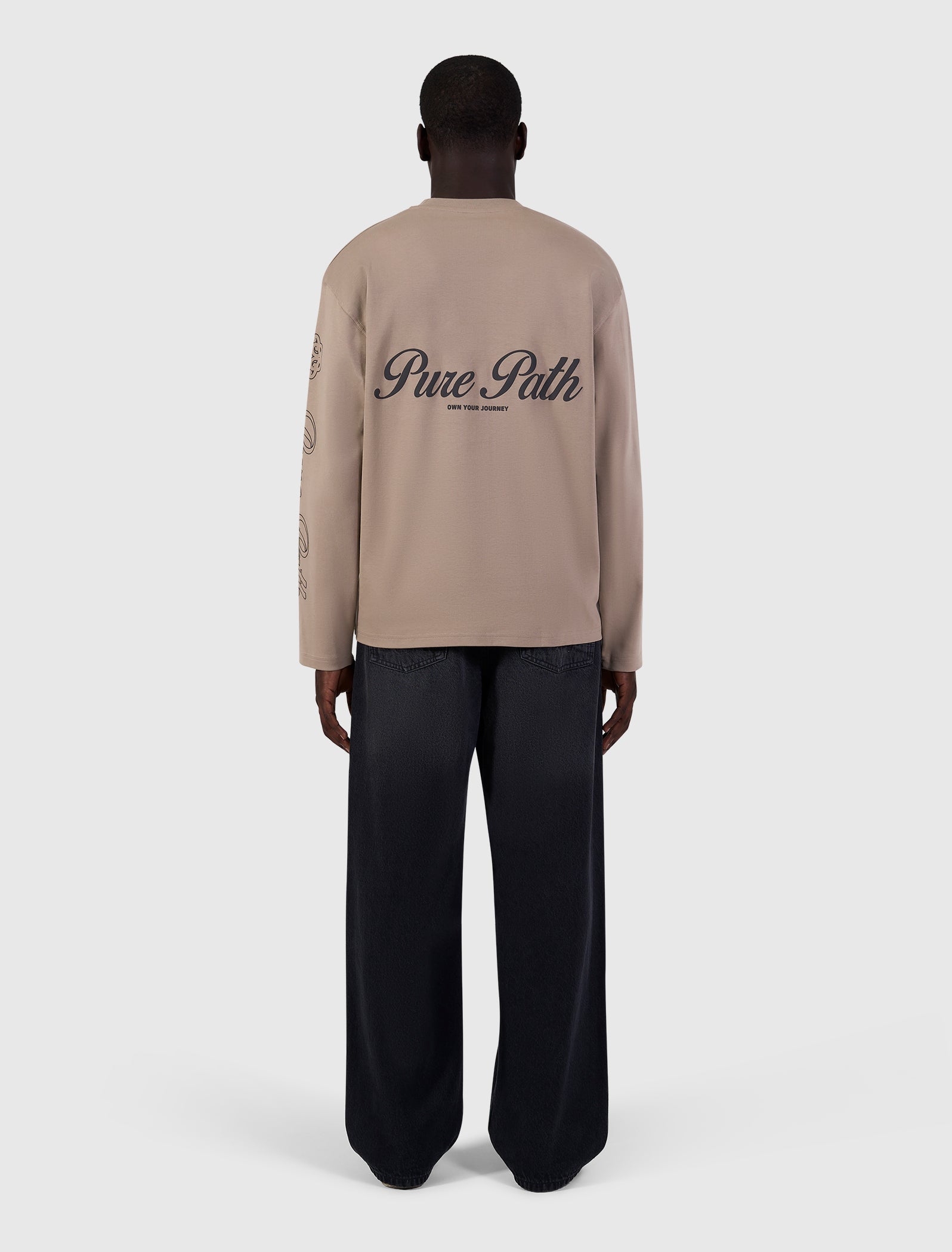 Essence Of Life Longsleeve T-shirt | Taupe