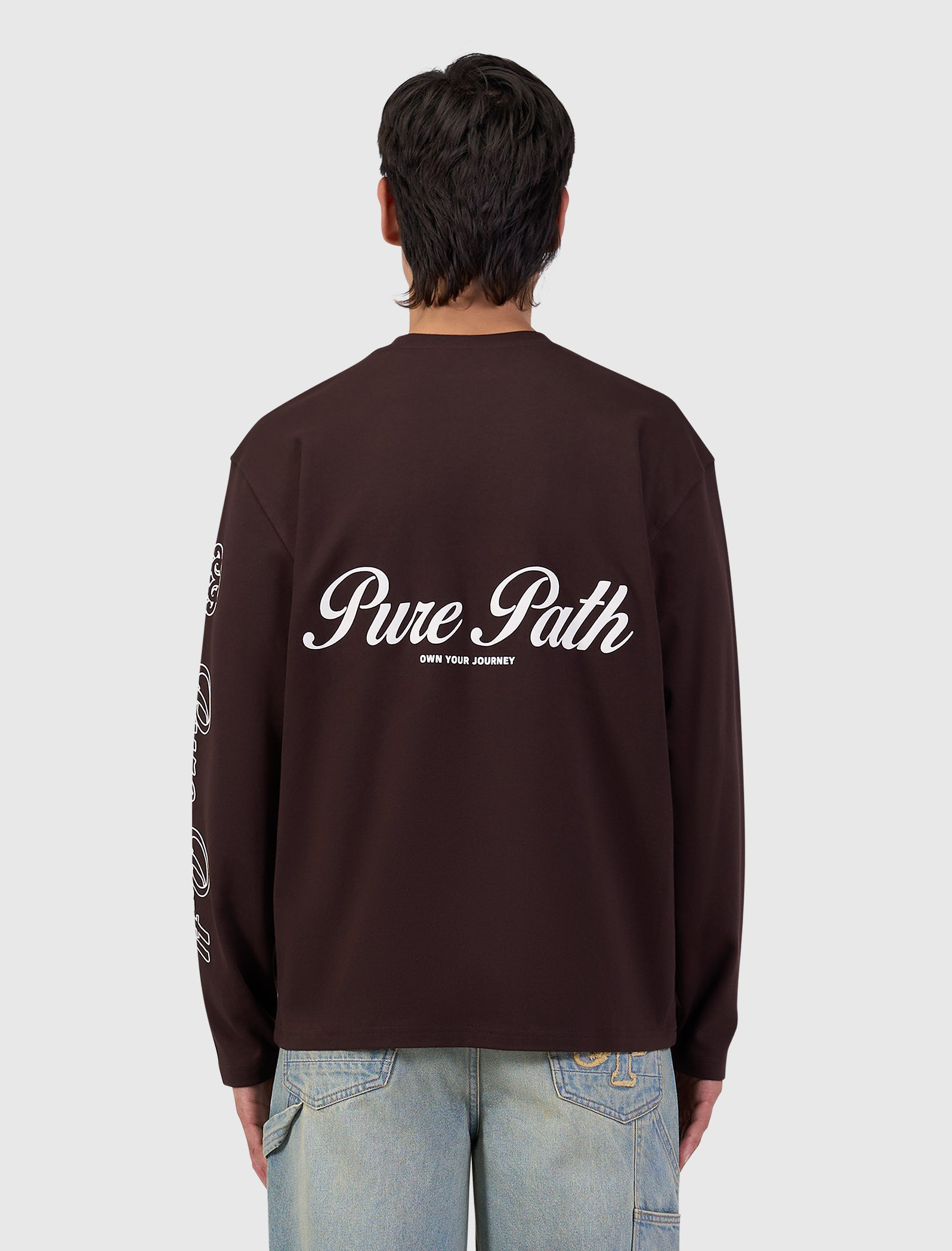 Essence Of Life Longsleeve T-shirt | Dark Brown