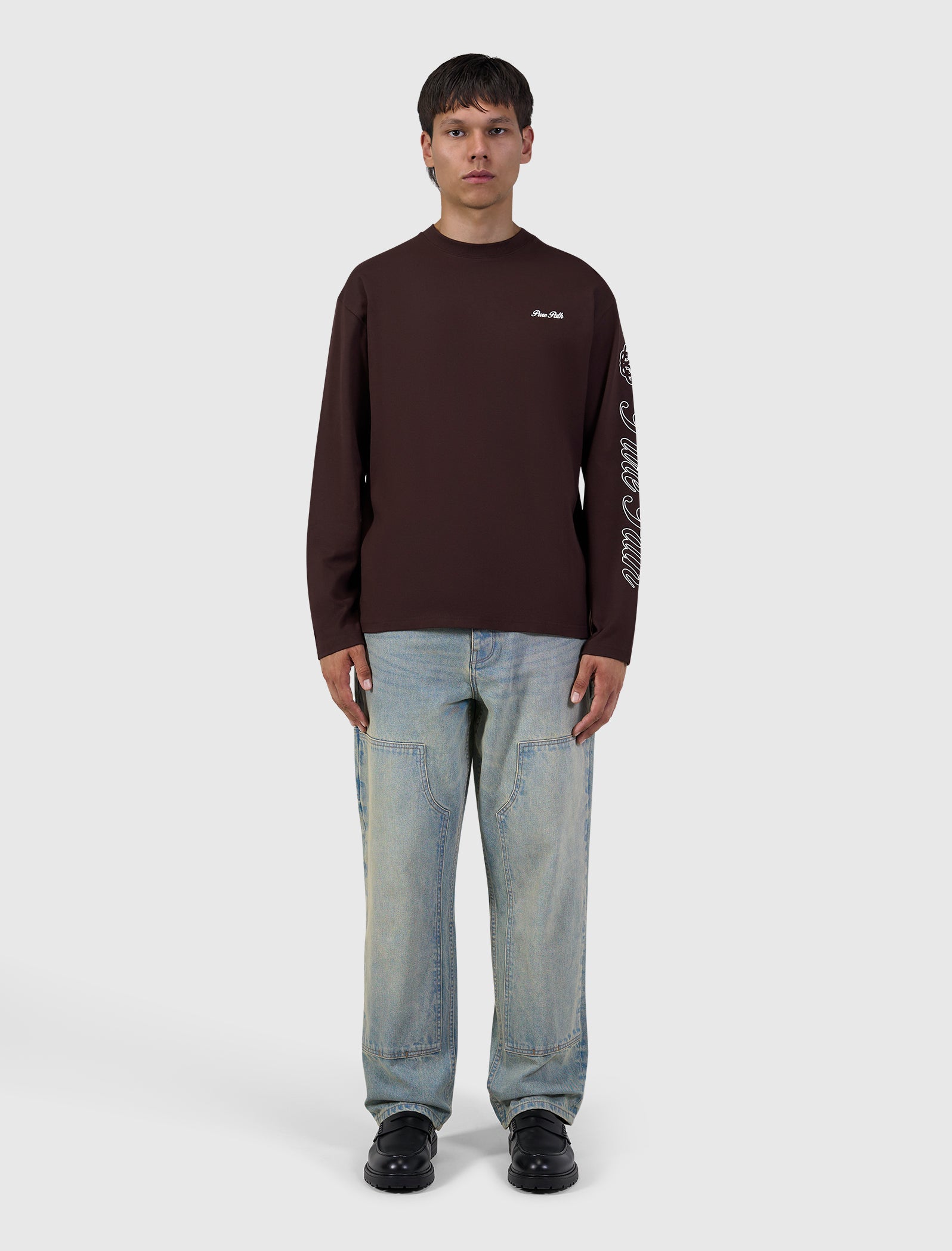 Essence Of Life Longsleeve T-shirt | Dark Brown