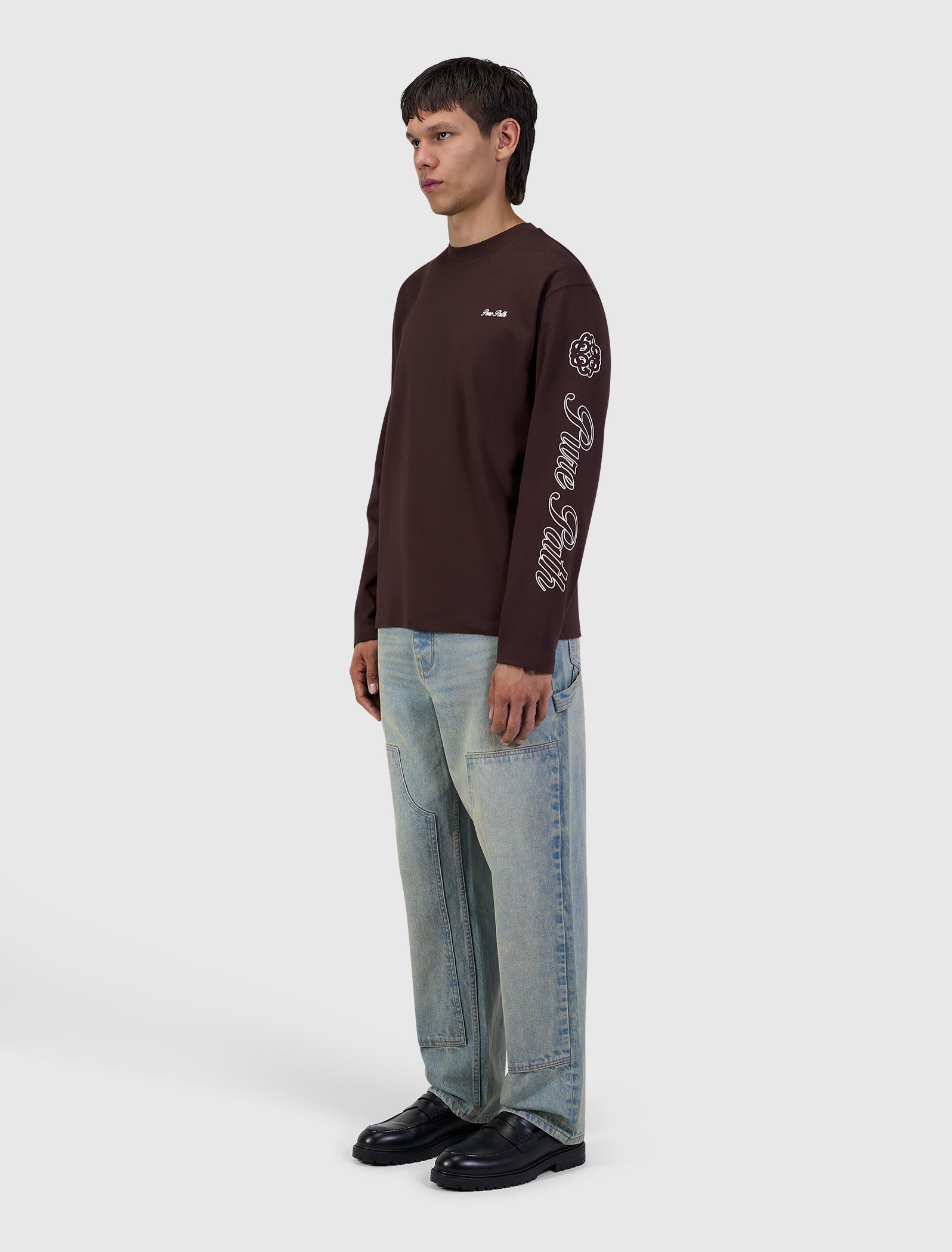 Essence Of Life Longsleeve T-shirt | Dark Brown