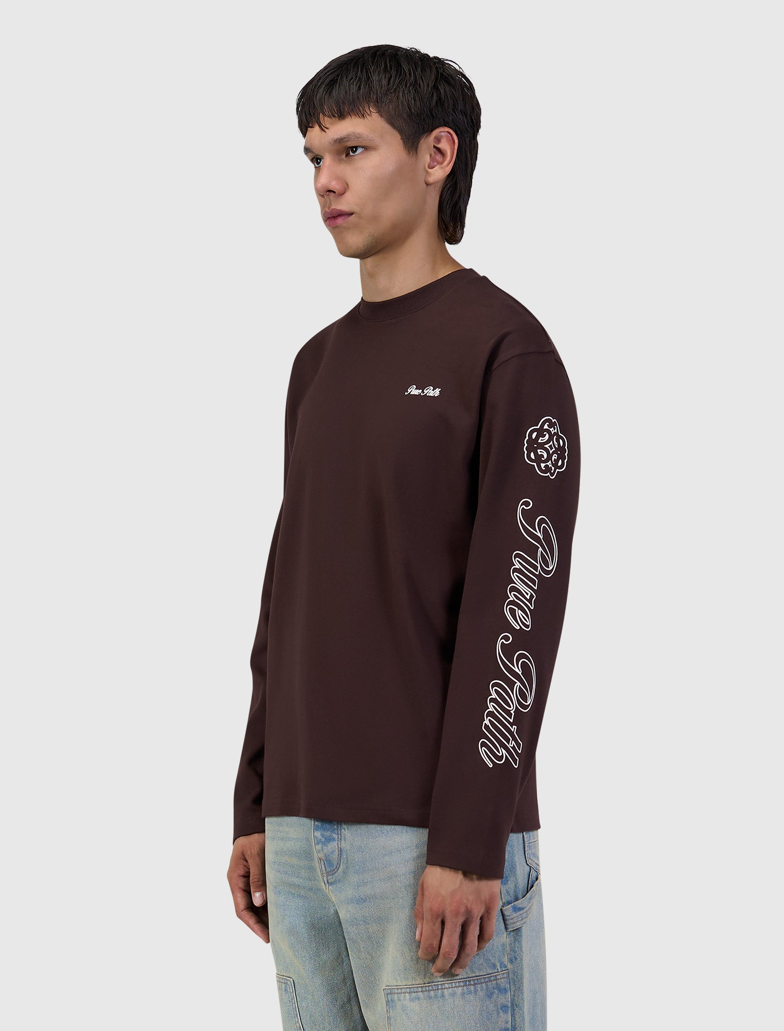 Essence Of Life Longsleeve T-shirt | Dark Brown