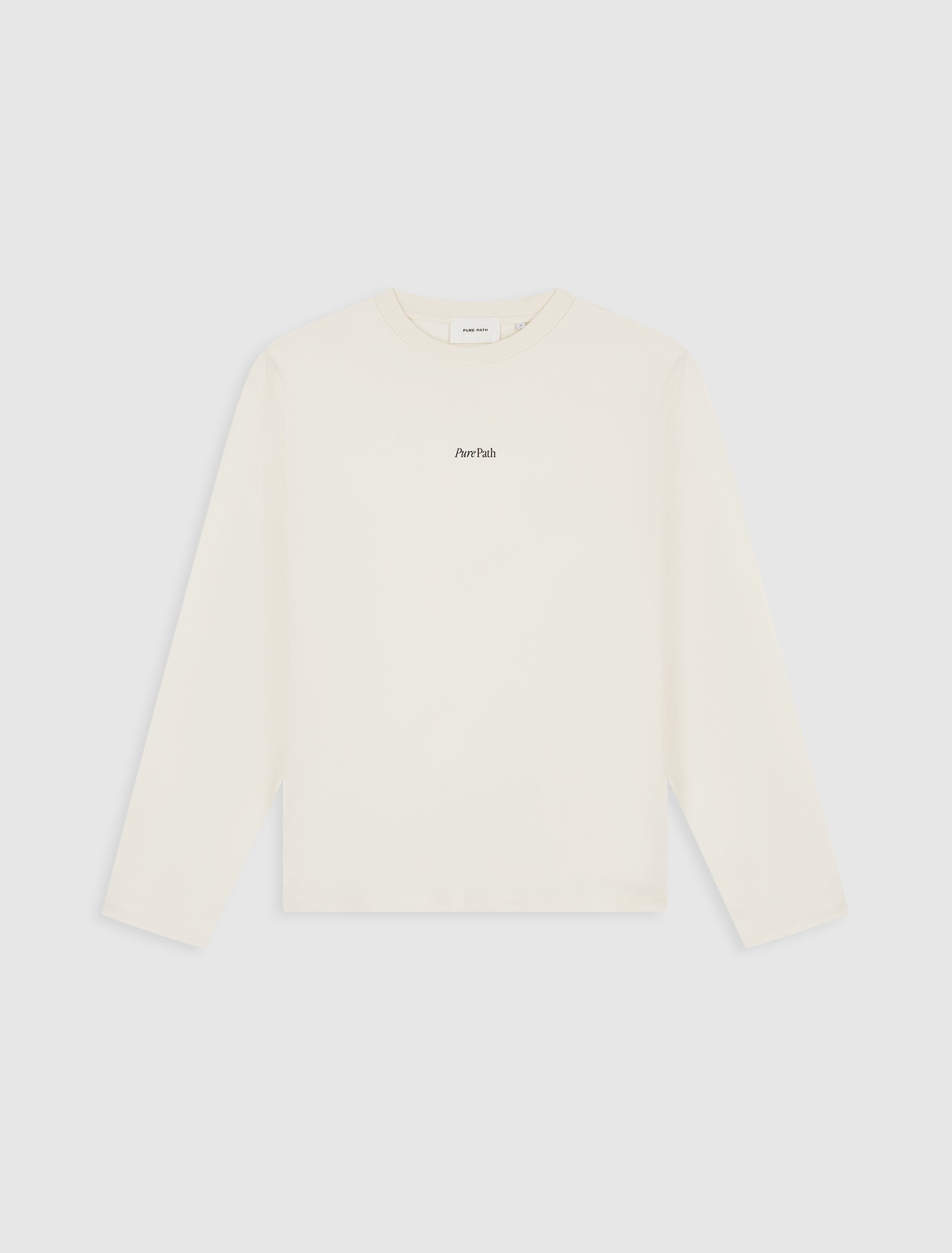 Trio of Flowers Longsleeve T-shirt | Ecru