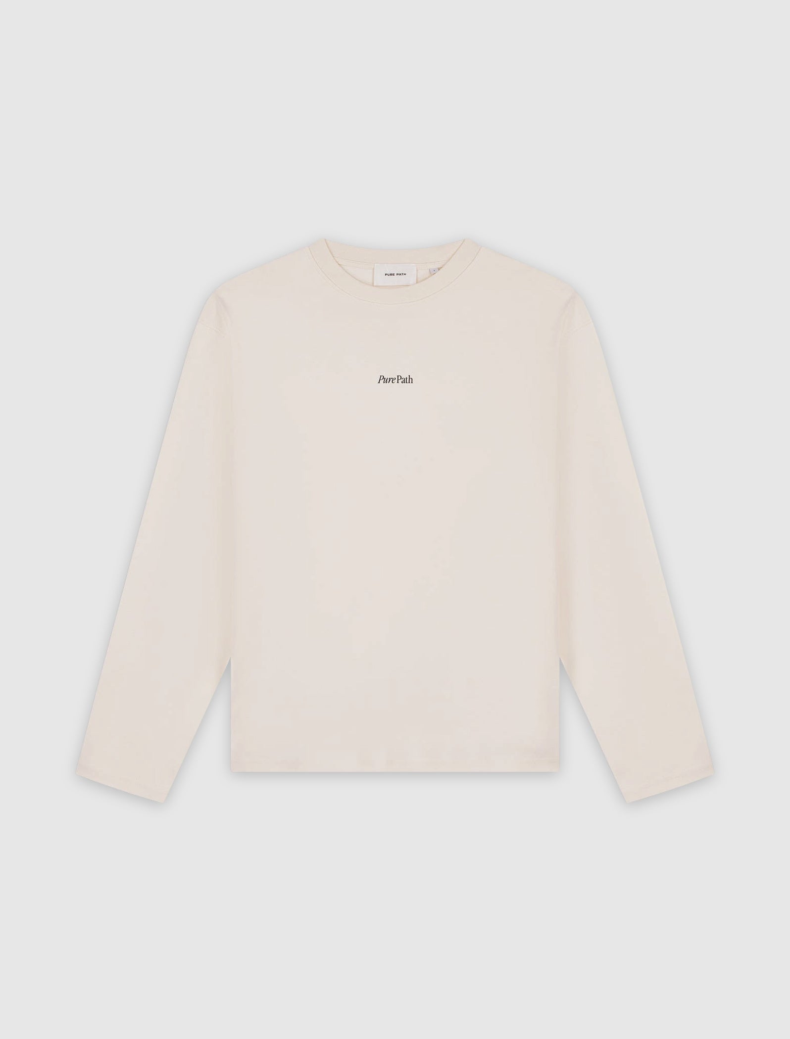 Trio of Flowers Longsleeve T-shirt | Ecru