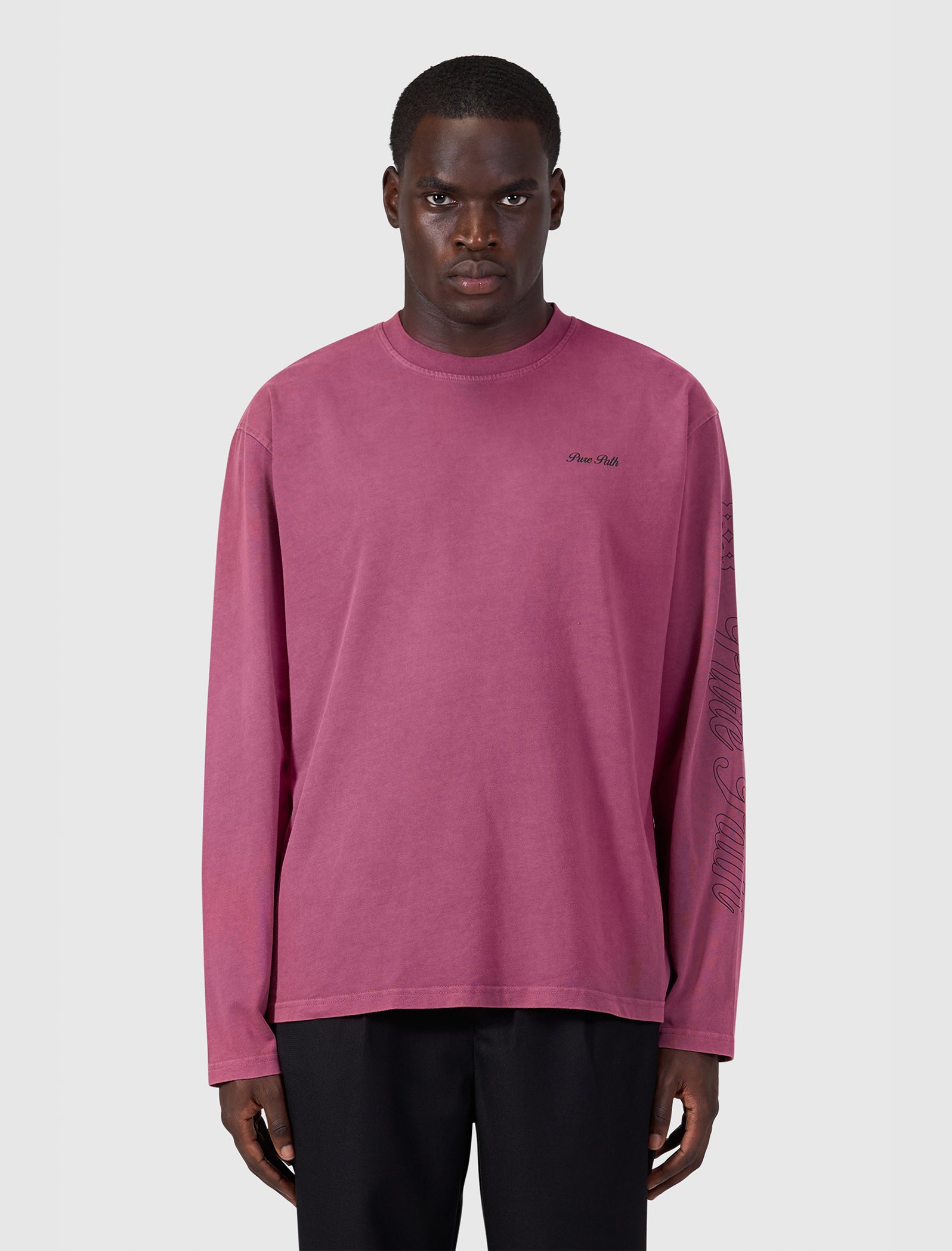 Washed Essence of Life Longsleeve T-shirt | Velvet