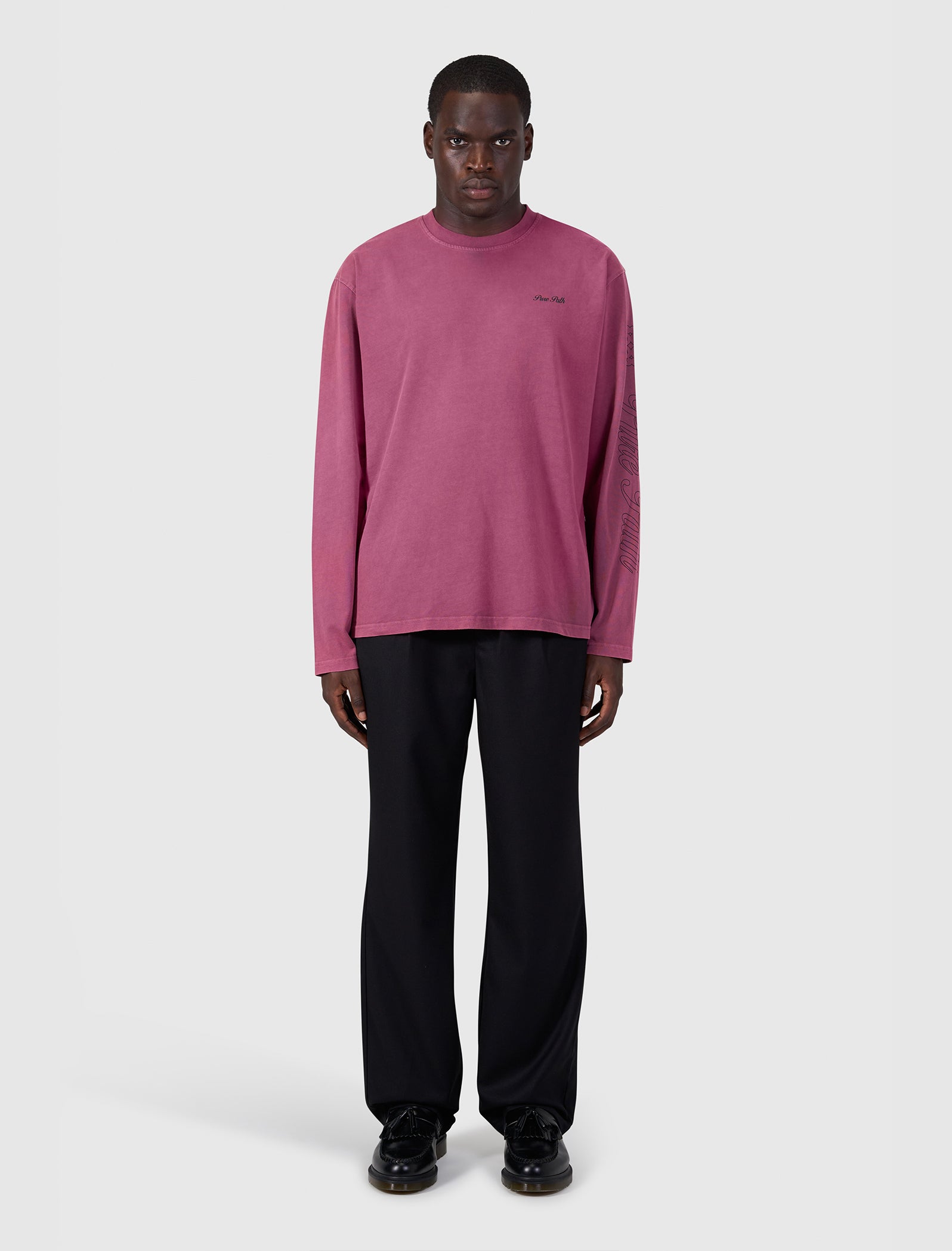 Washed Essence of Life Longsleeve T-shirt | Velvet