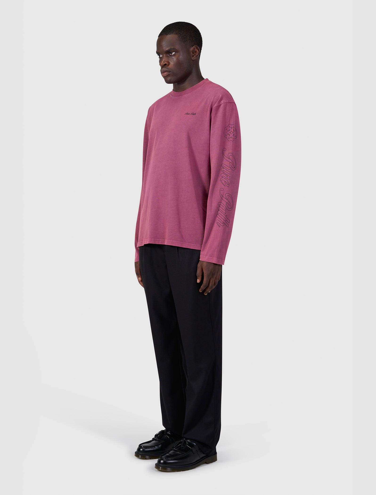 Washed Essence of Life Longsleeve T-shirt | Velvet