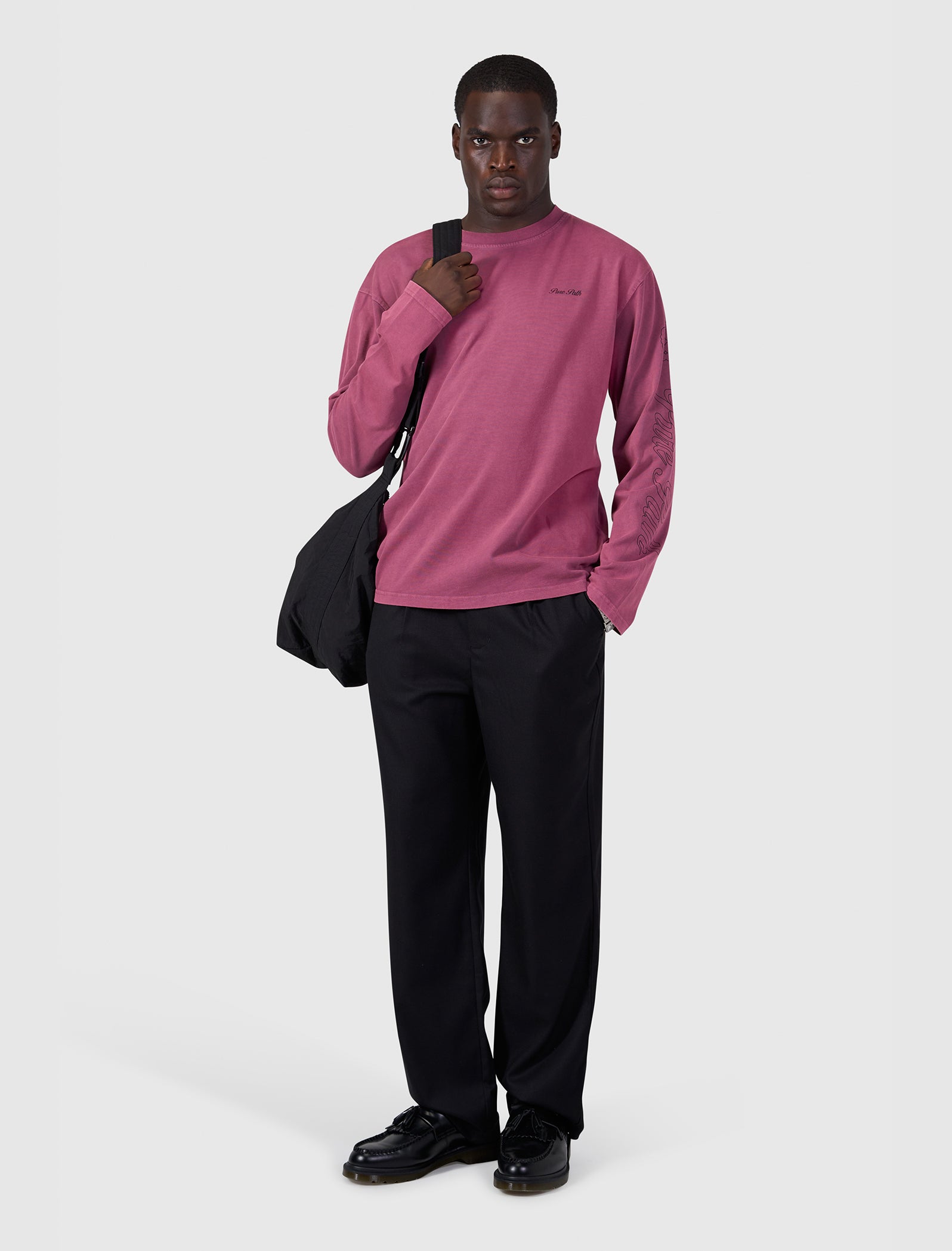 Washed Essence of Life Longsleeve T-shirt | Velvet