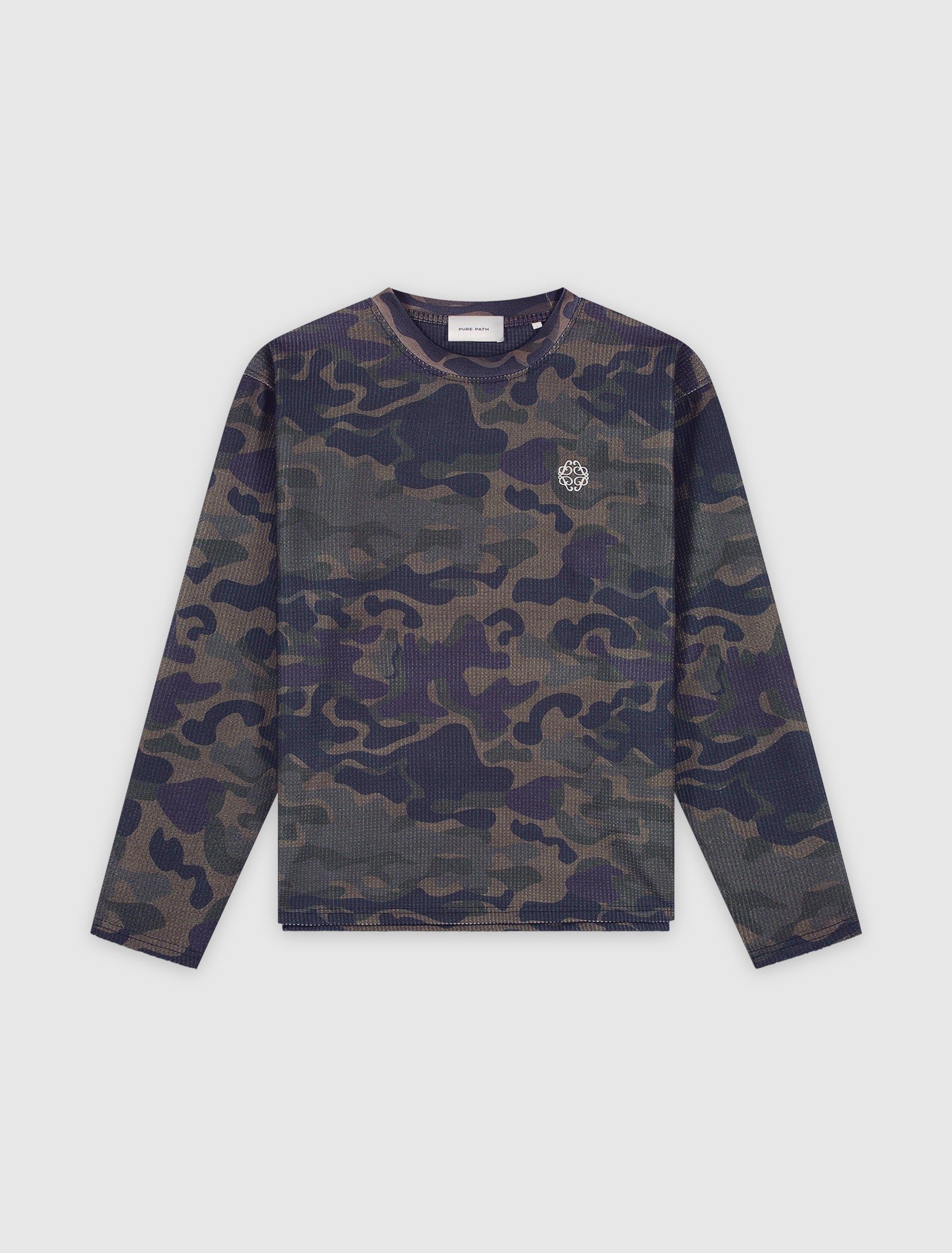 Camouflage Waffle Longsleeve T-shirt | Camouflage
