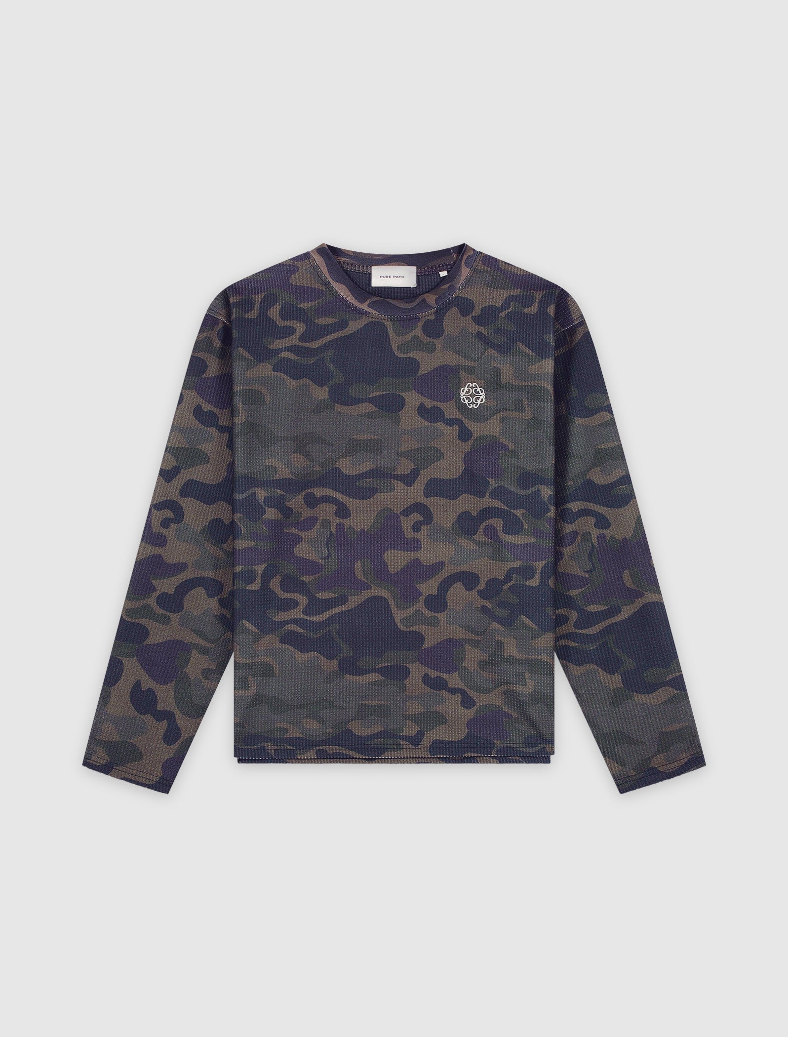 Camouflage Waffle Longsleeve T-shirt | Camouflage