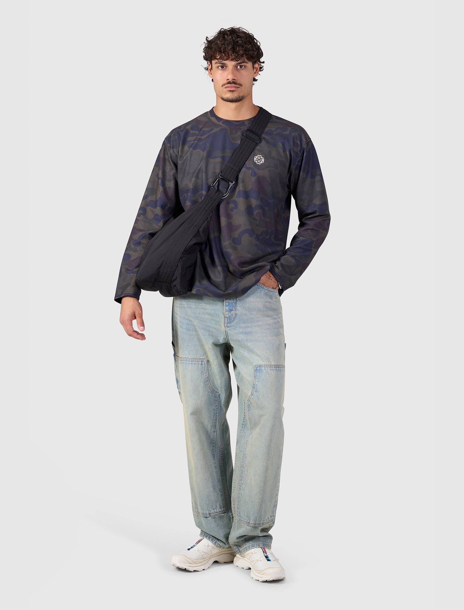 Camouflage Waffle Longsleeve T-shirt | Camouflage