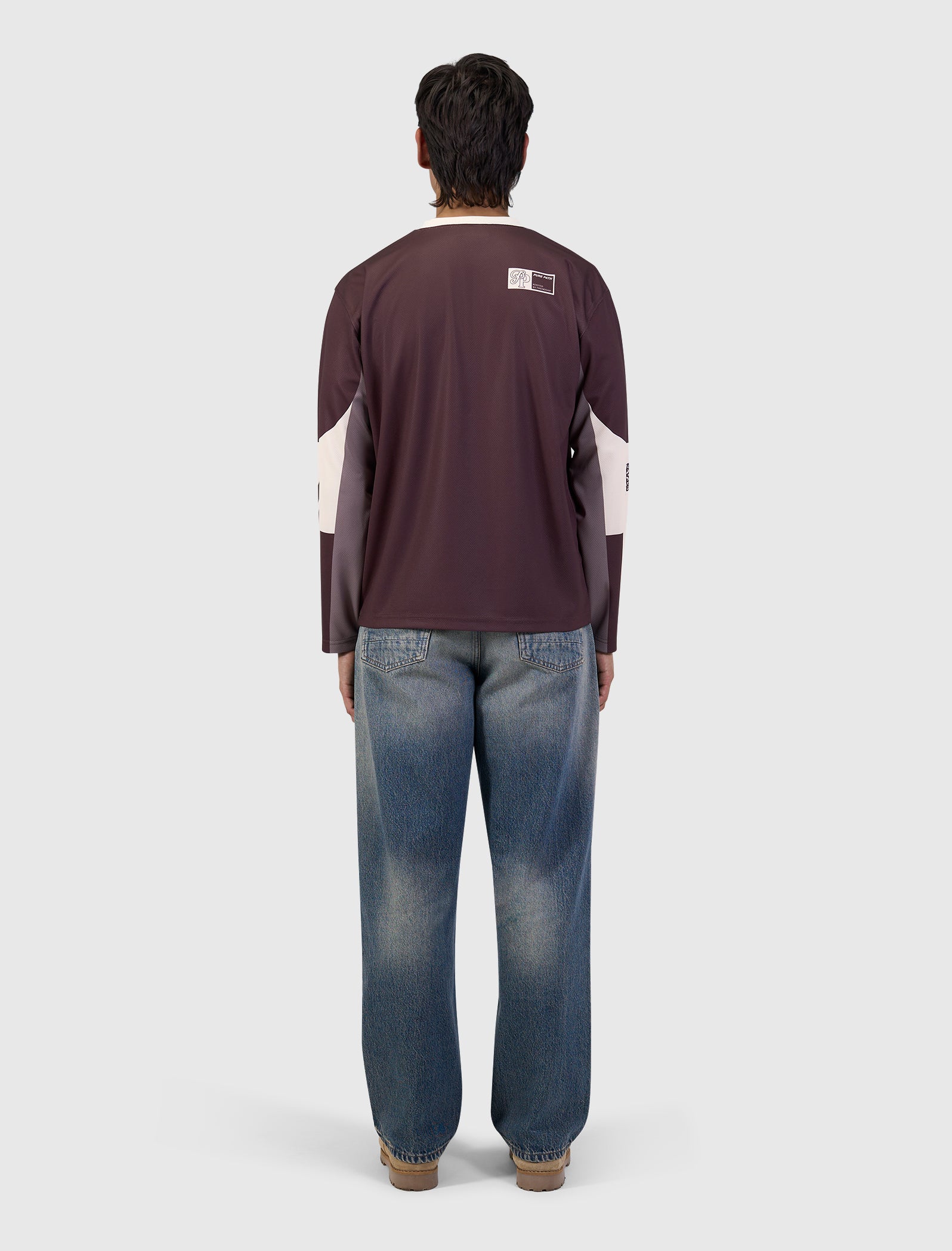 Cross Longsleeve Jersey | Dark Brown