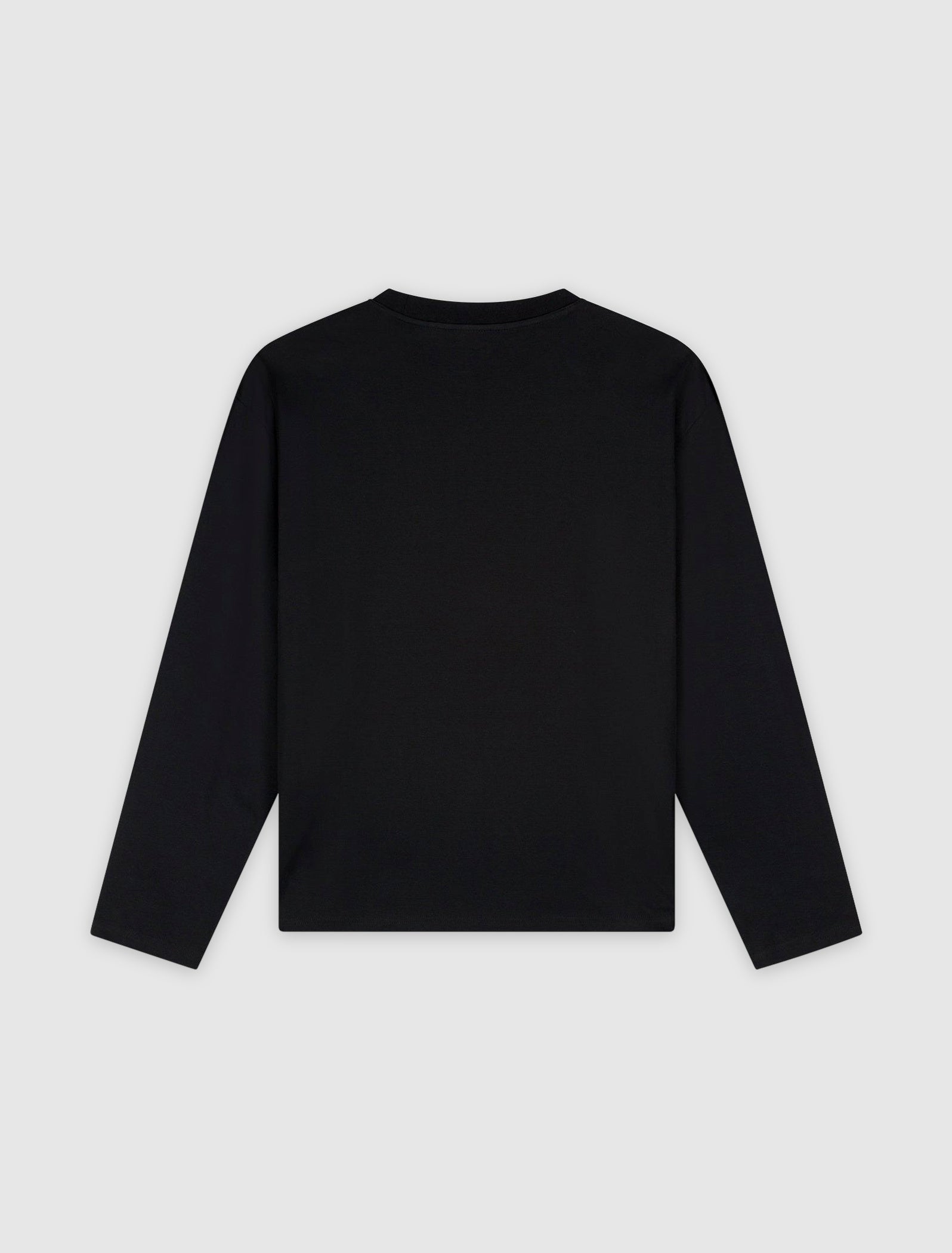 Emblem Badge Longsleeve T-shirt | Black