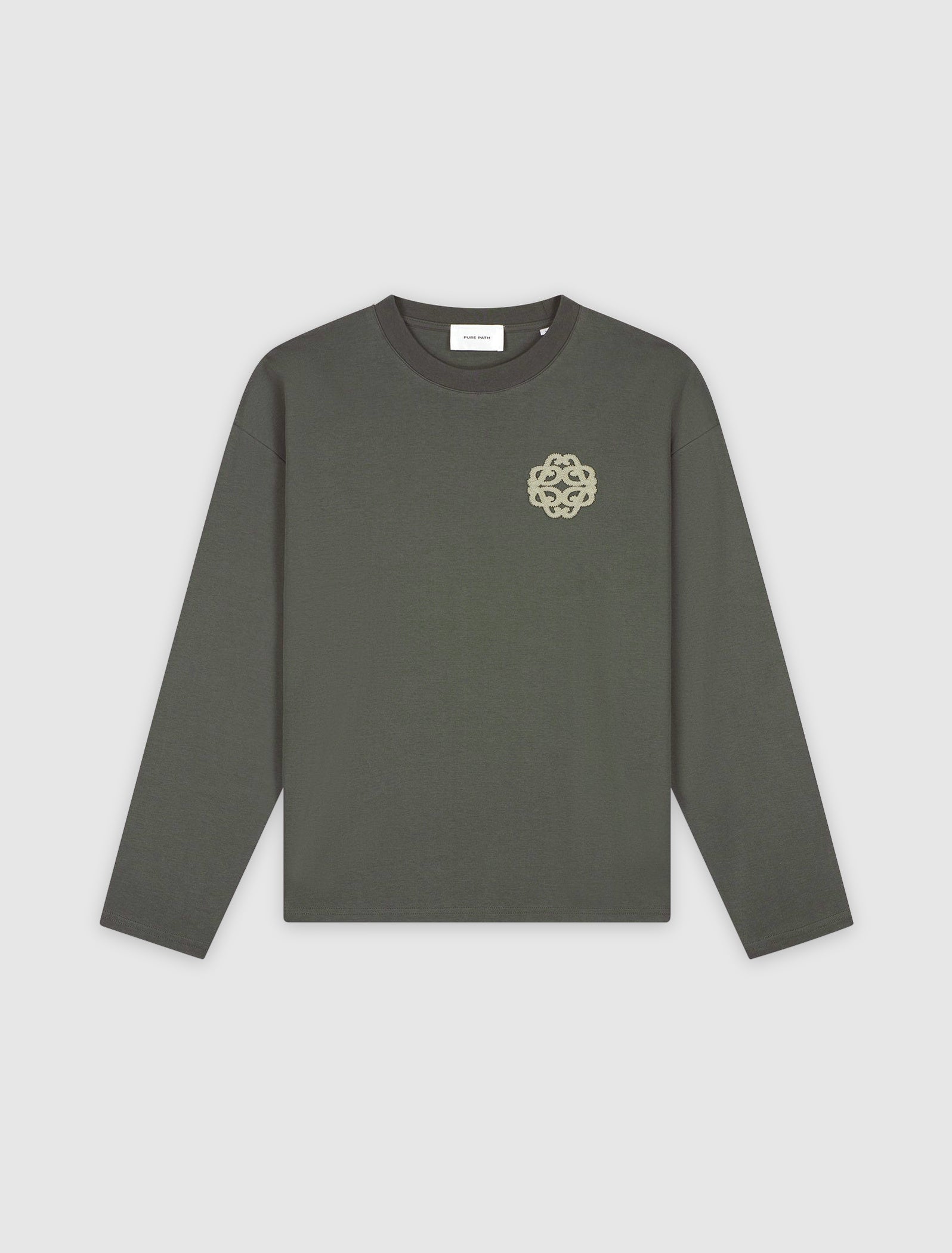 Emblem Badge Longsleeve T-shirt | Dark Army