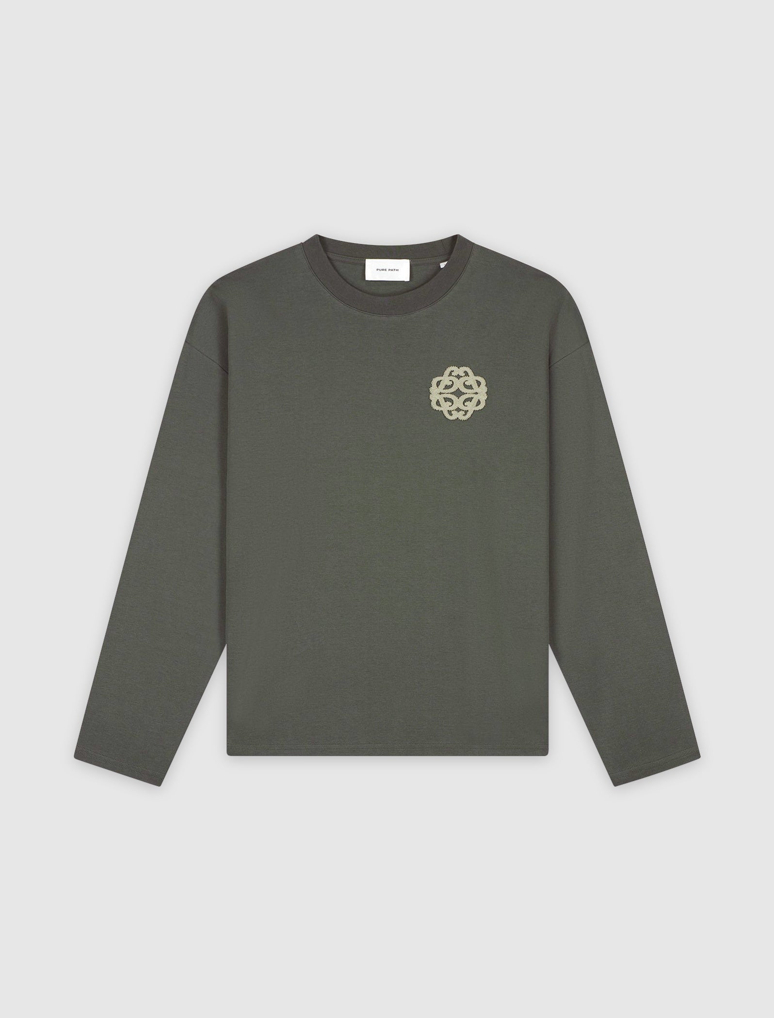 Emblem Badge Longsleeve T-shirt | Dark Army