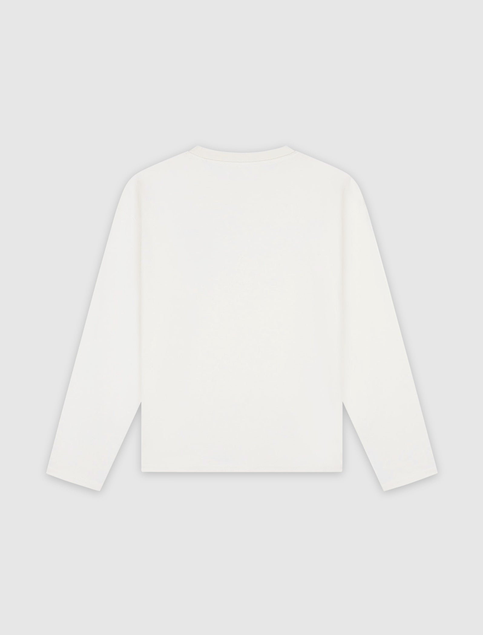 Emblem Badge Longsleeve T-shirt | Ecru