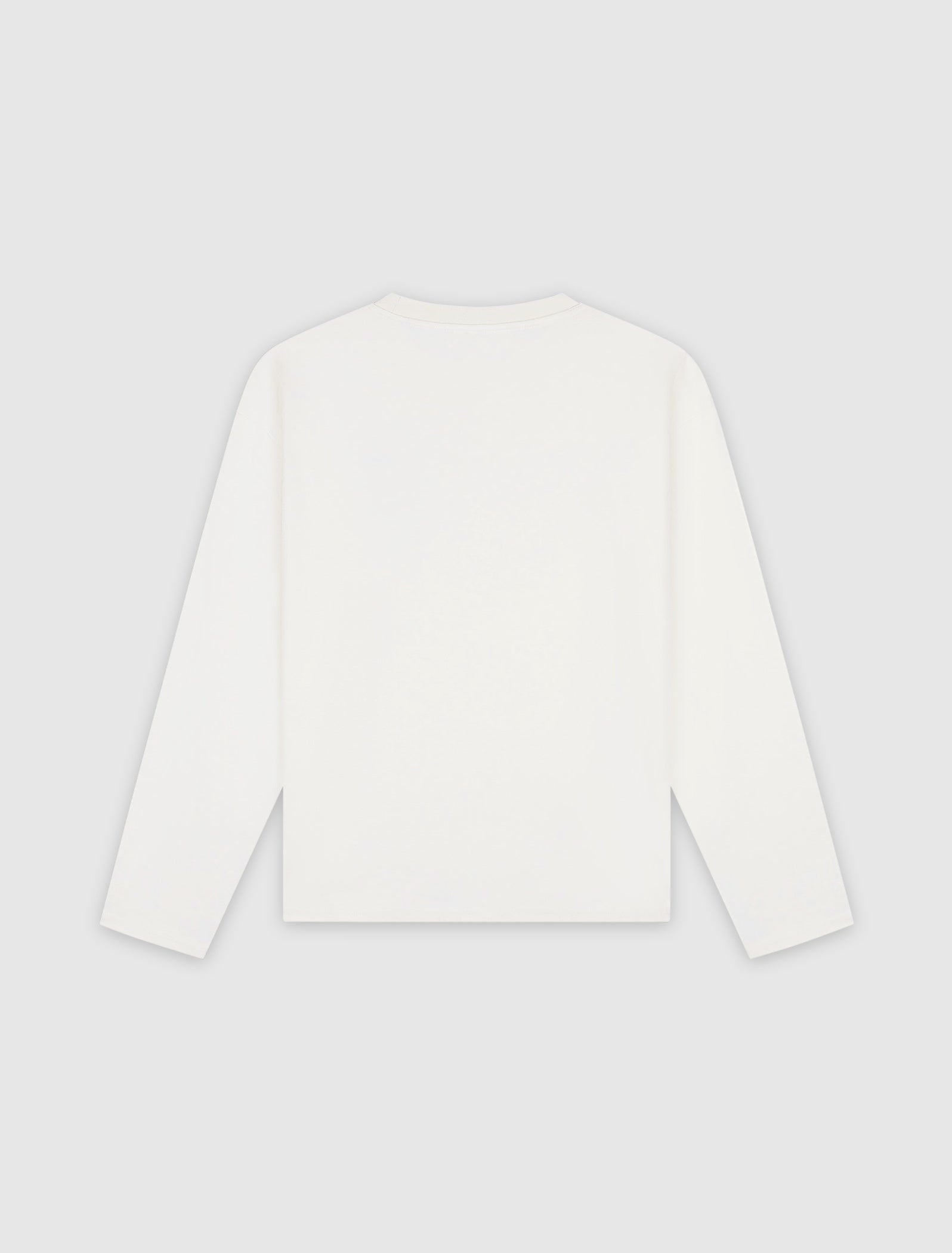 Emblem Badge Longsleeve T-shirt | Ecru