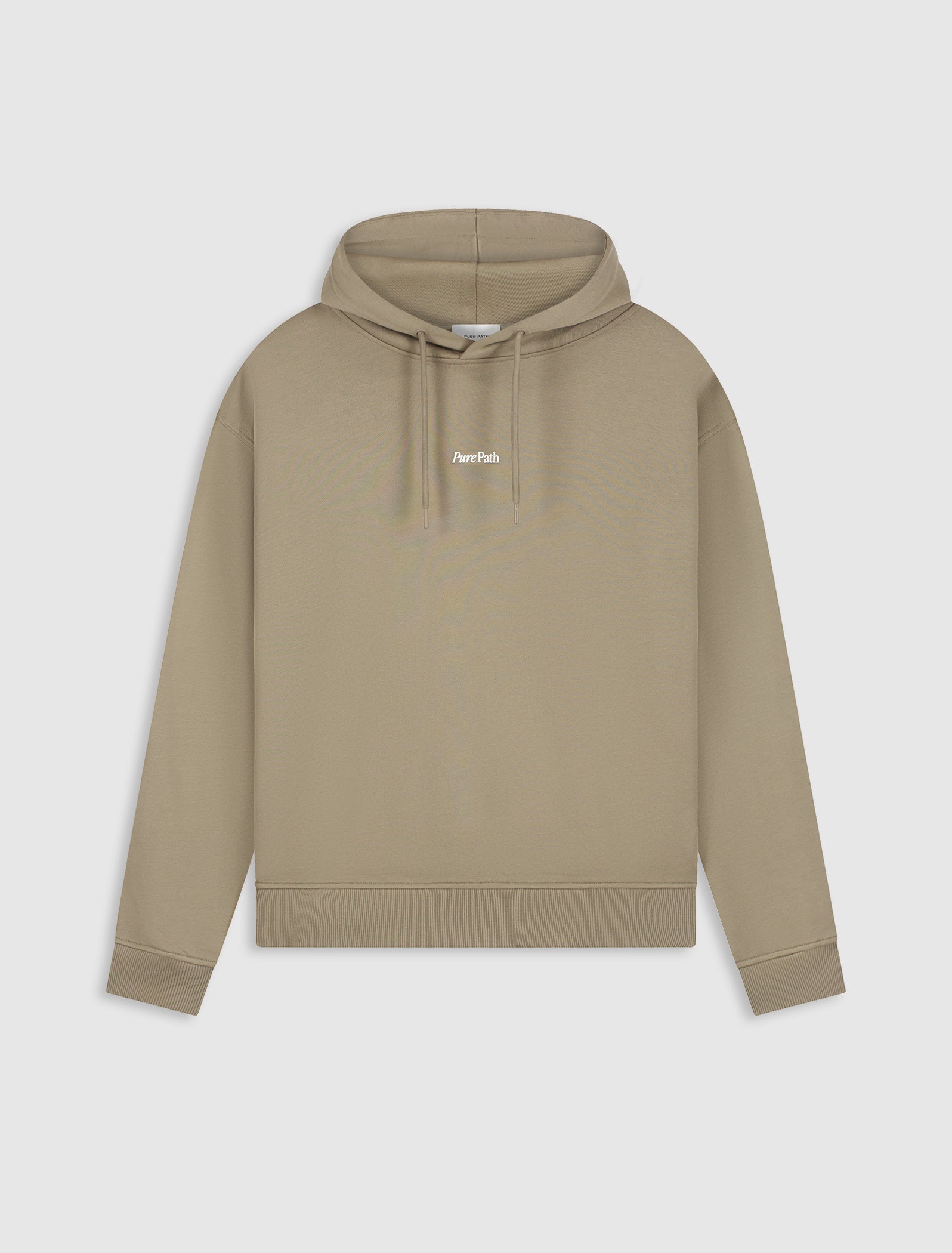 Bold Emblem Hoodie | Taupe