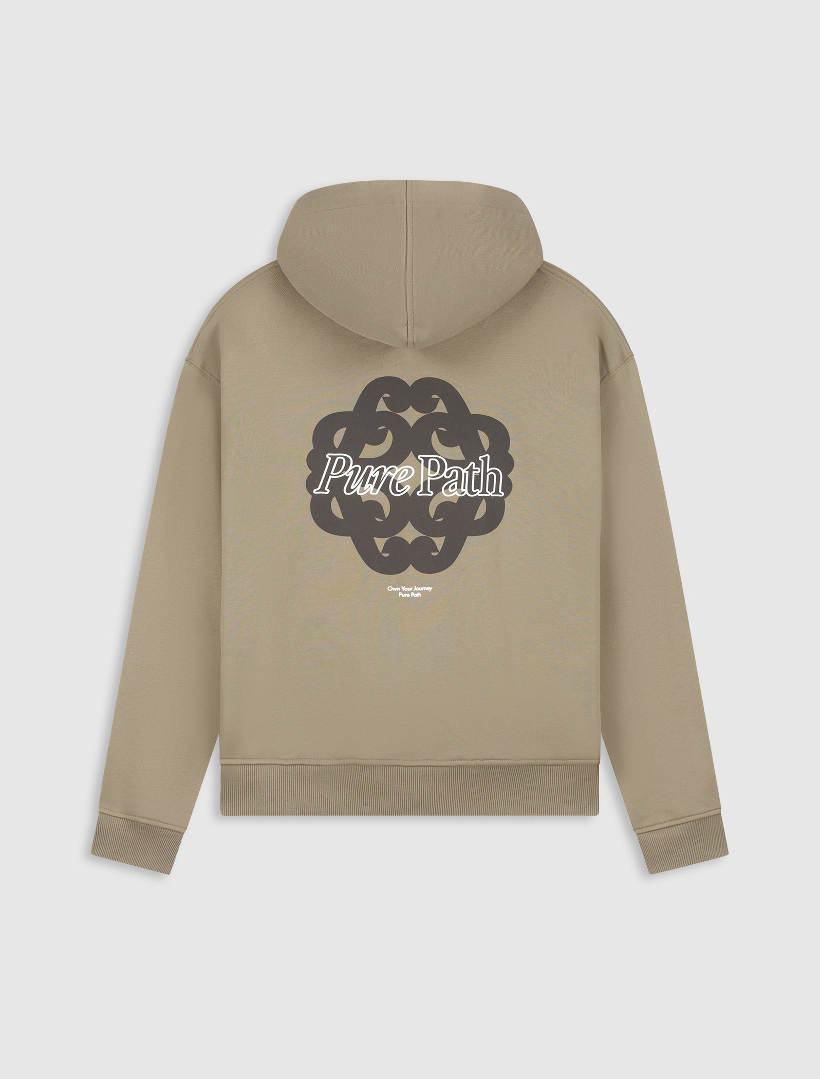 Bold Emblem Hoodie | Taupe