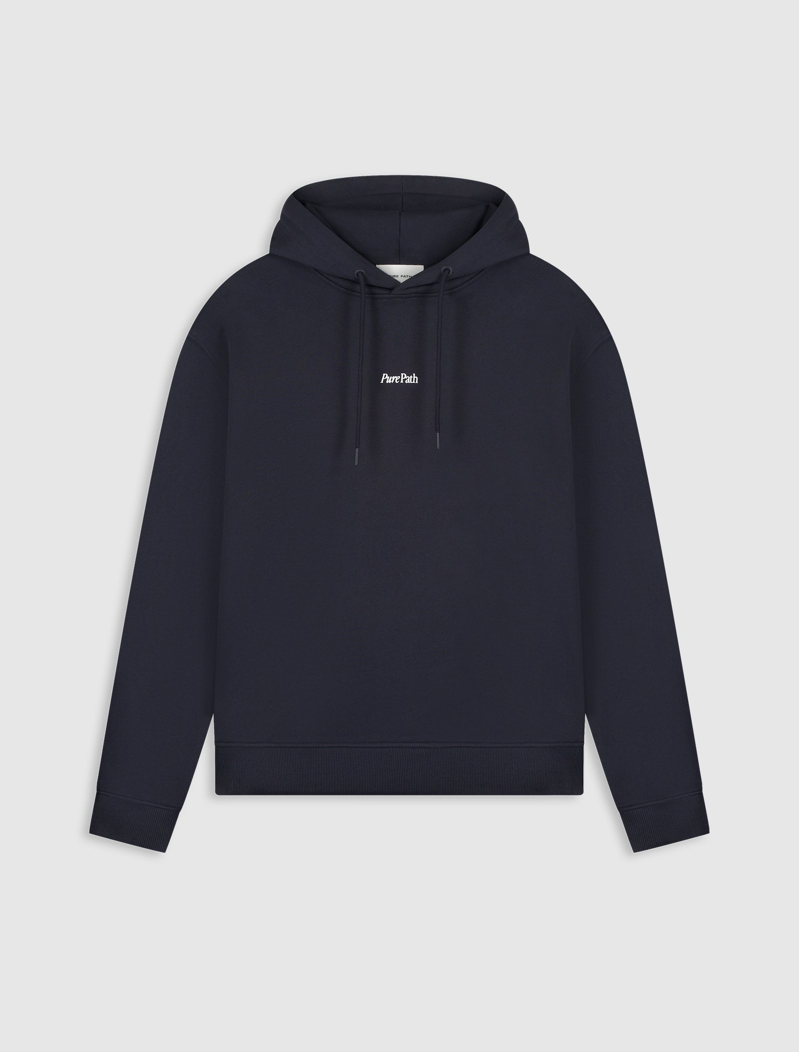 Bold Emblem Hoodie | Dark Navy