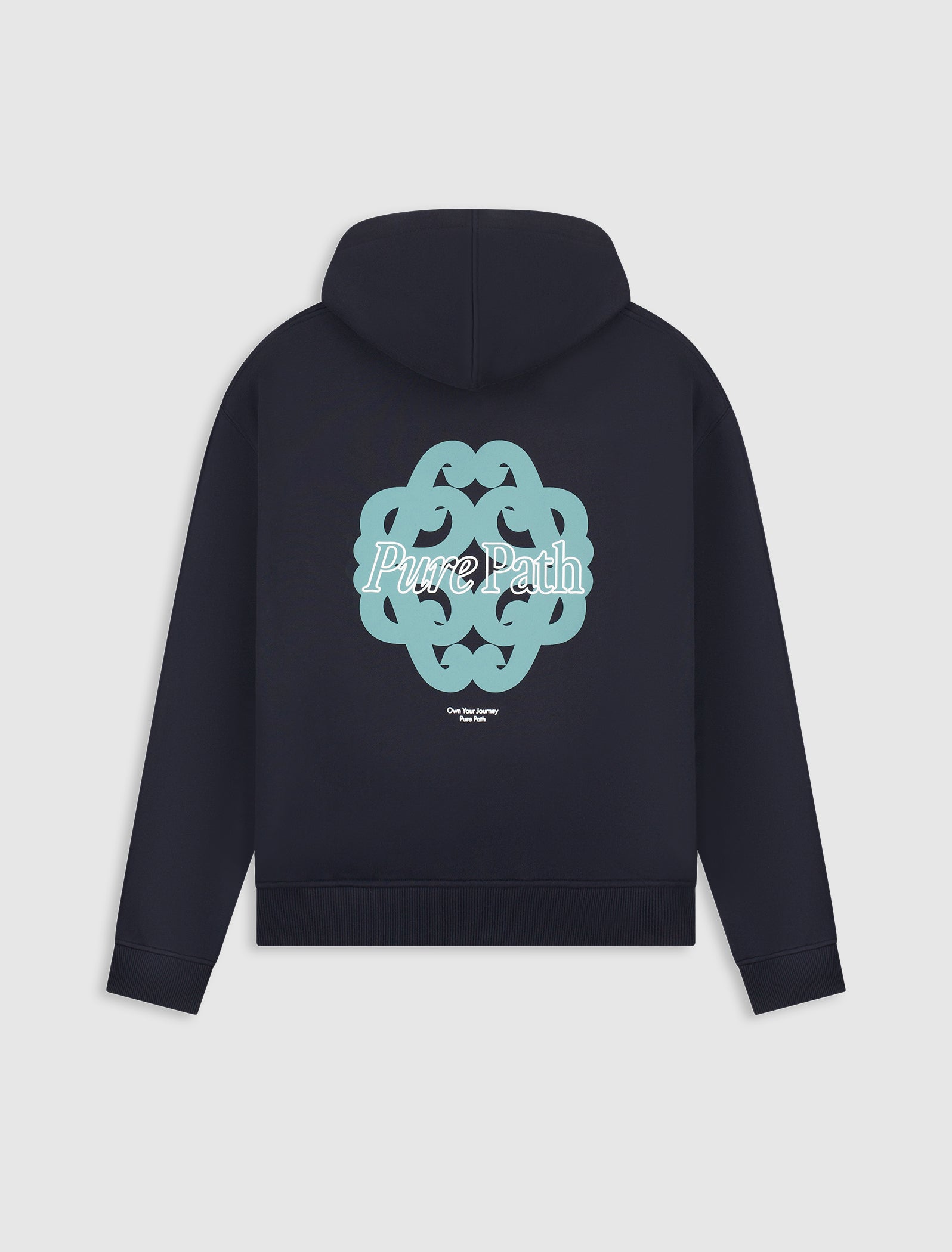 Bold Emblem Hoodie | Dark Navy