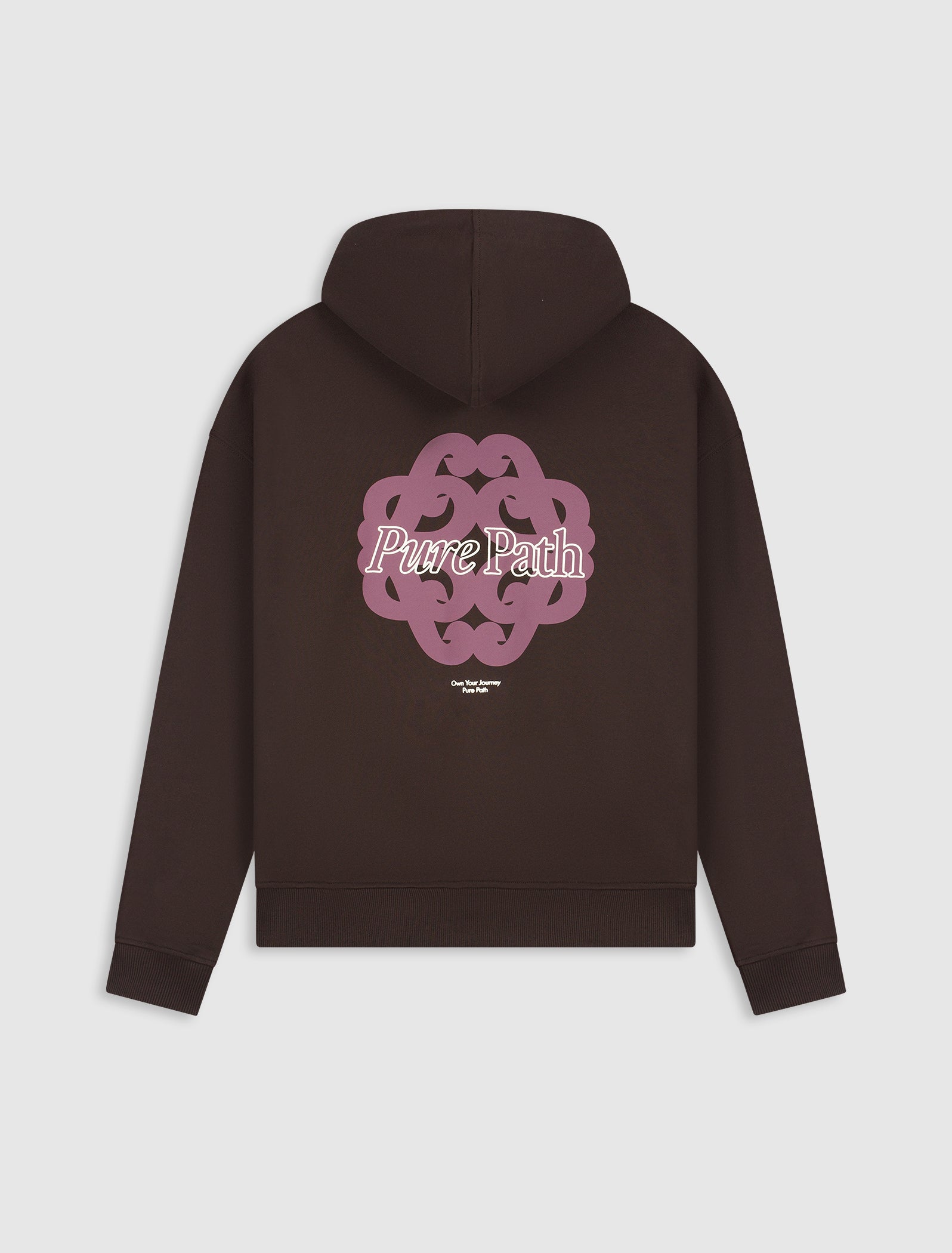 Bold Emblem Hoodie | Dark Brown