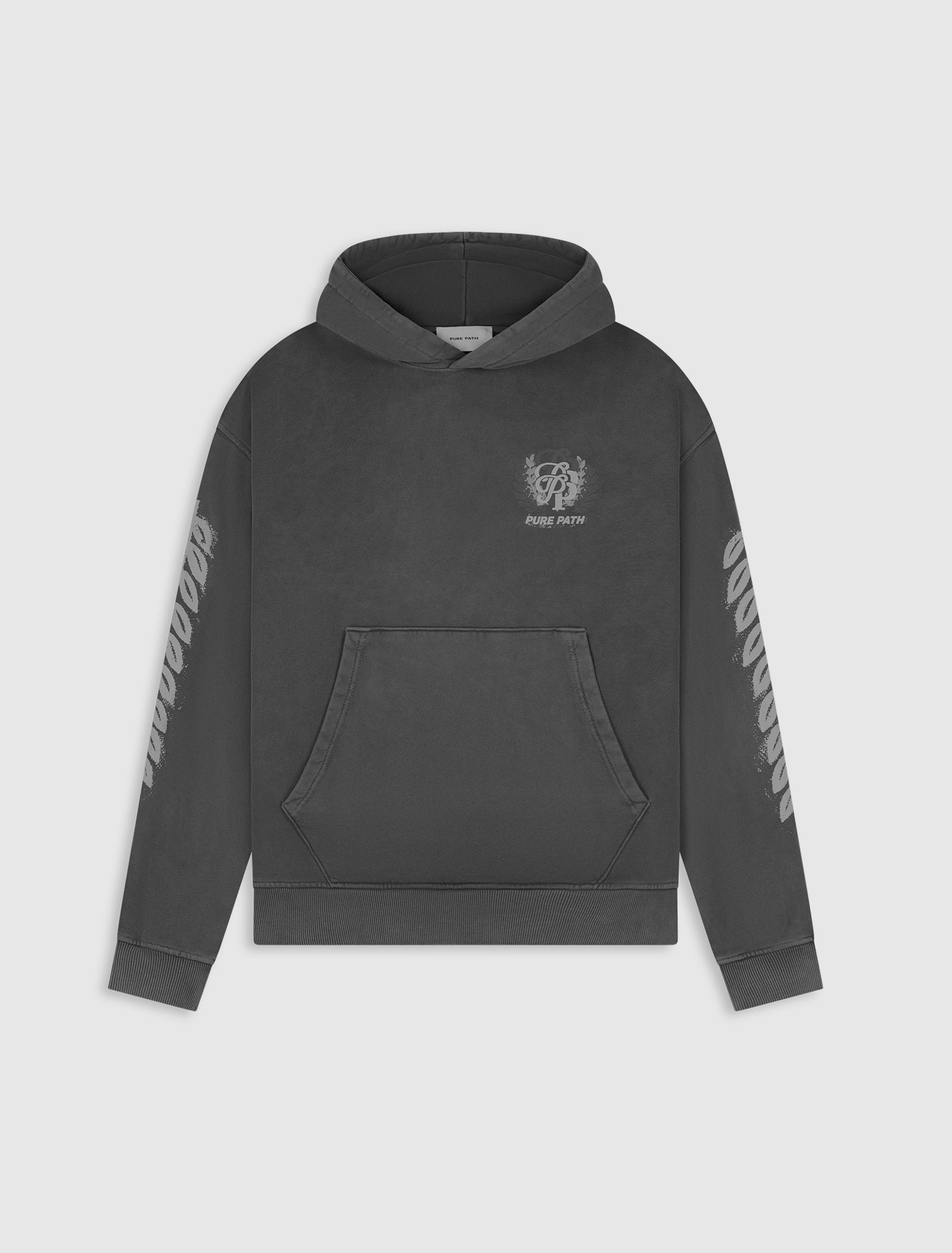 Faded Leaves Hoodie | Black