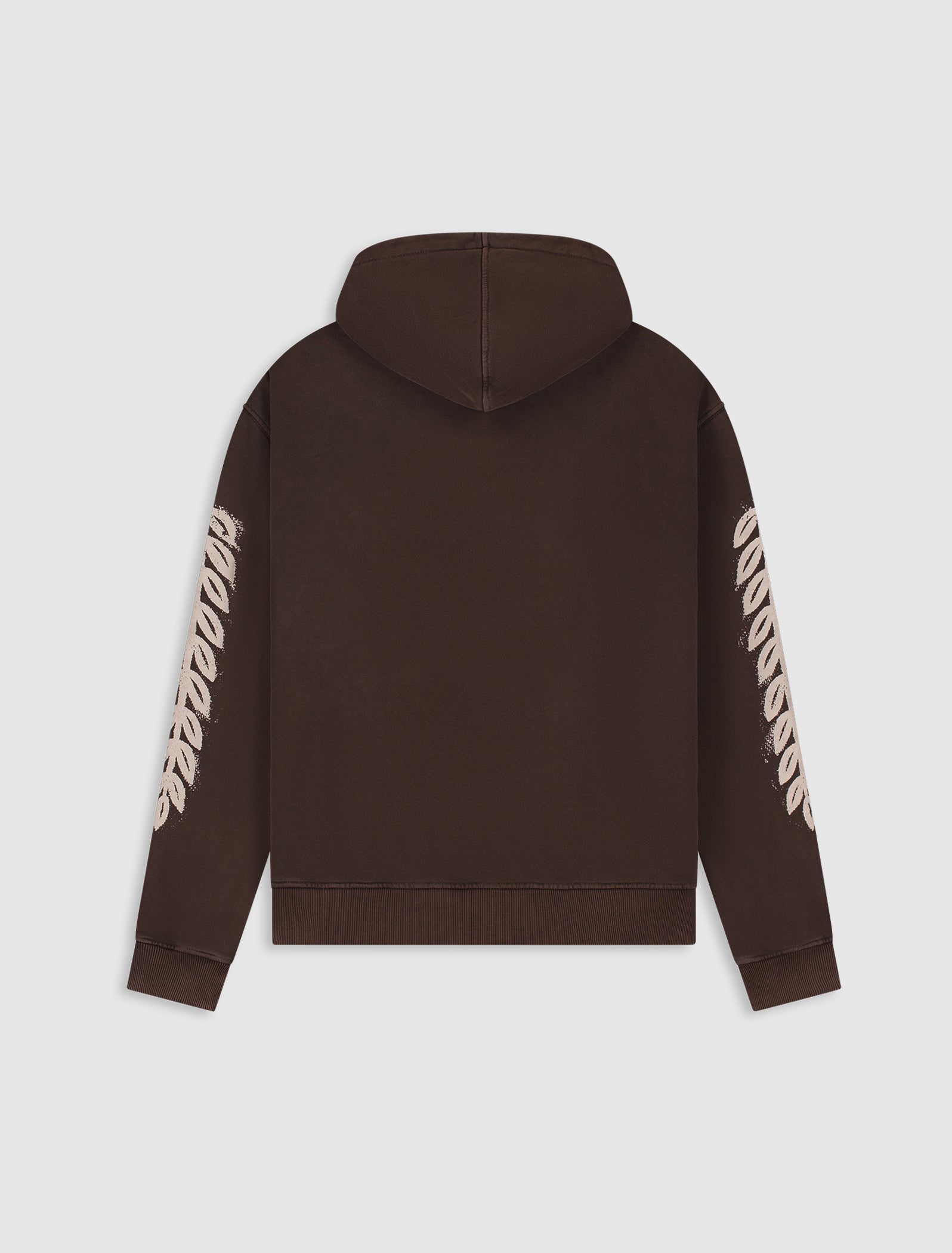Faded Leaves Hoodie | Dark Brown