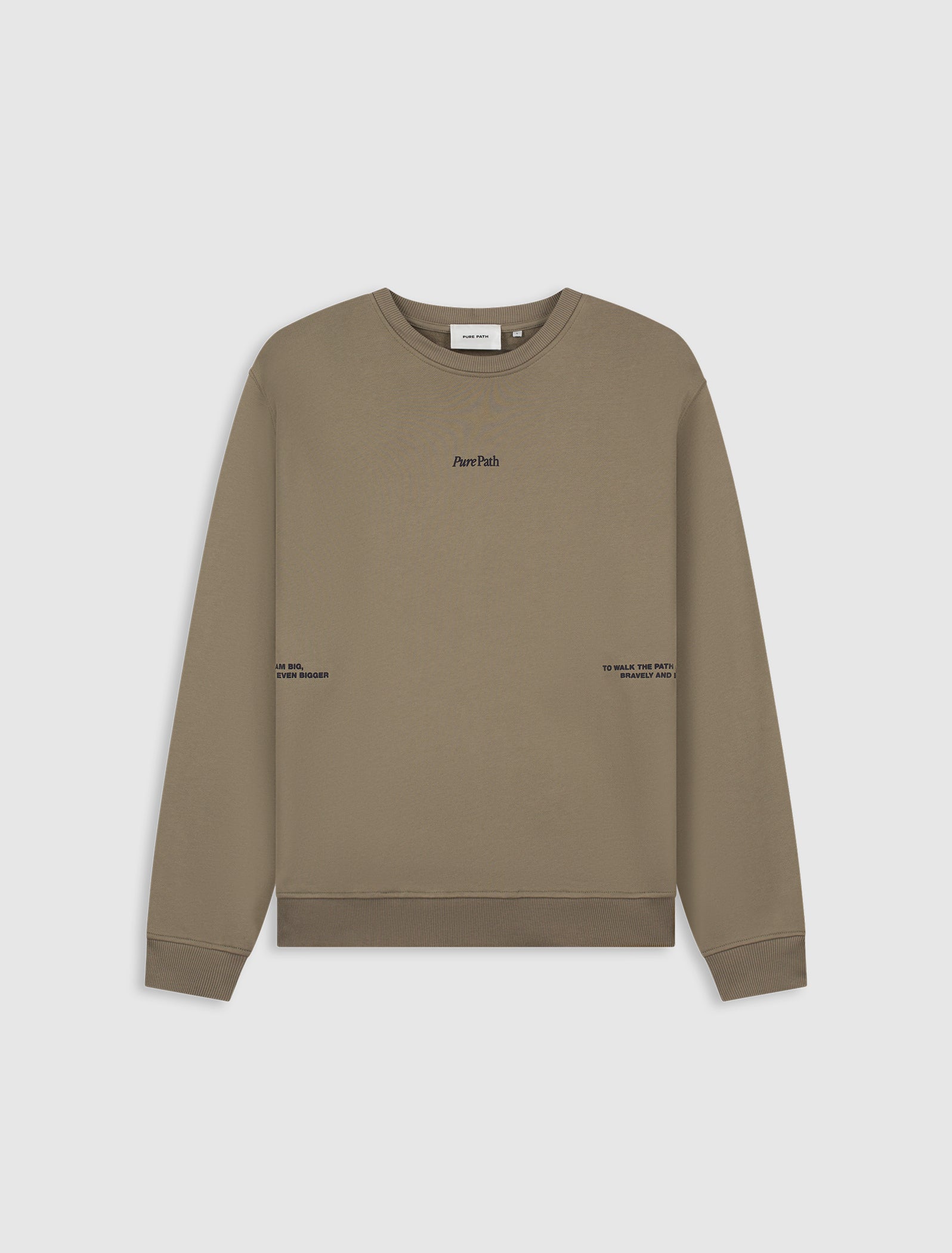 Mirror Logo Sweater | Taupe