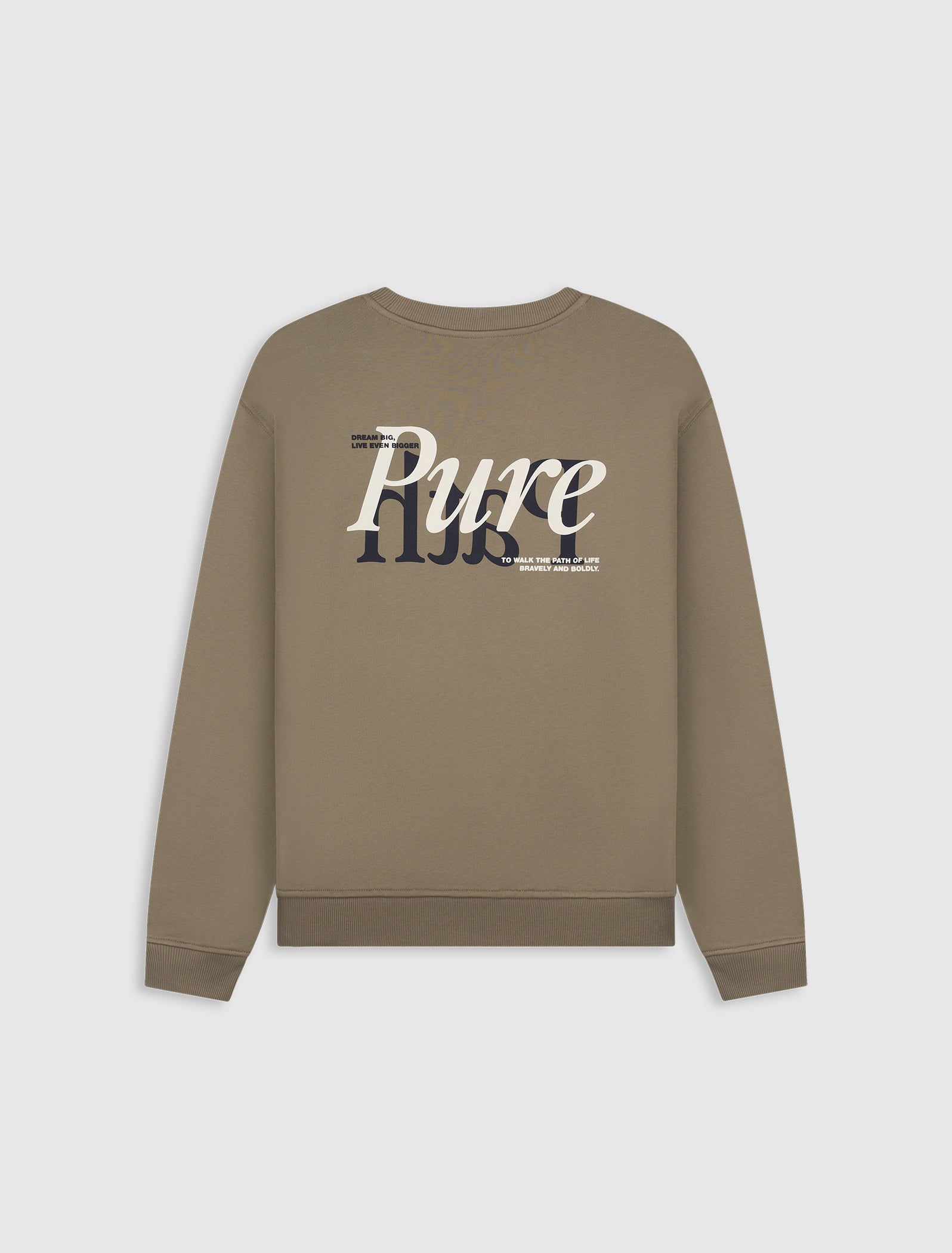 Mirror Logo Sweater | Taupe