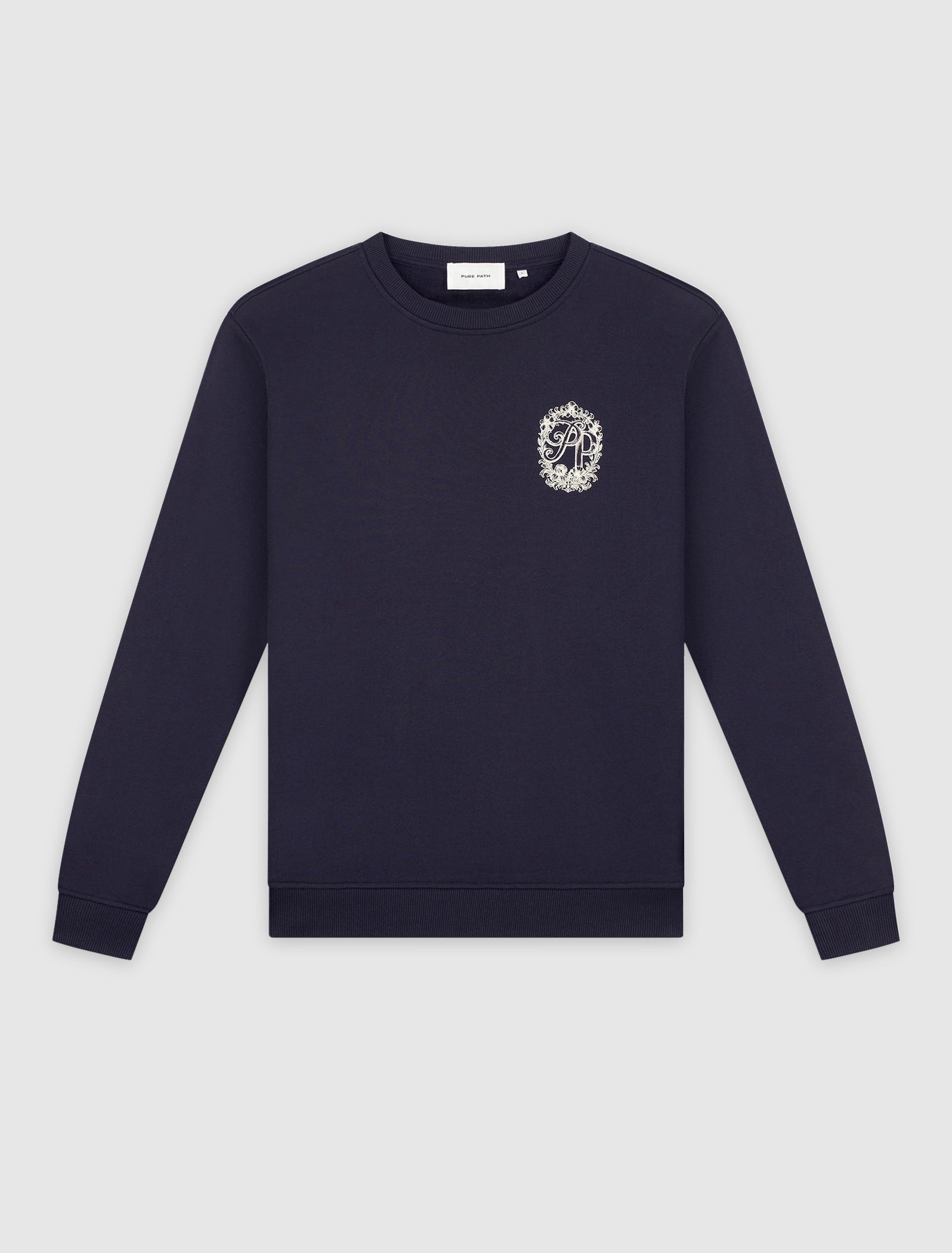 Vintage Floral Sweater | Dark Navy