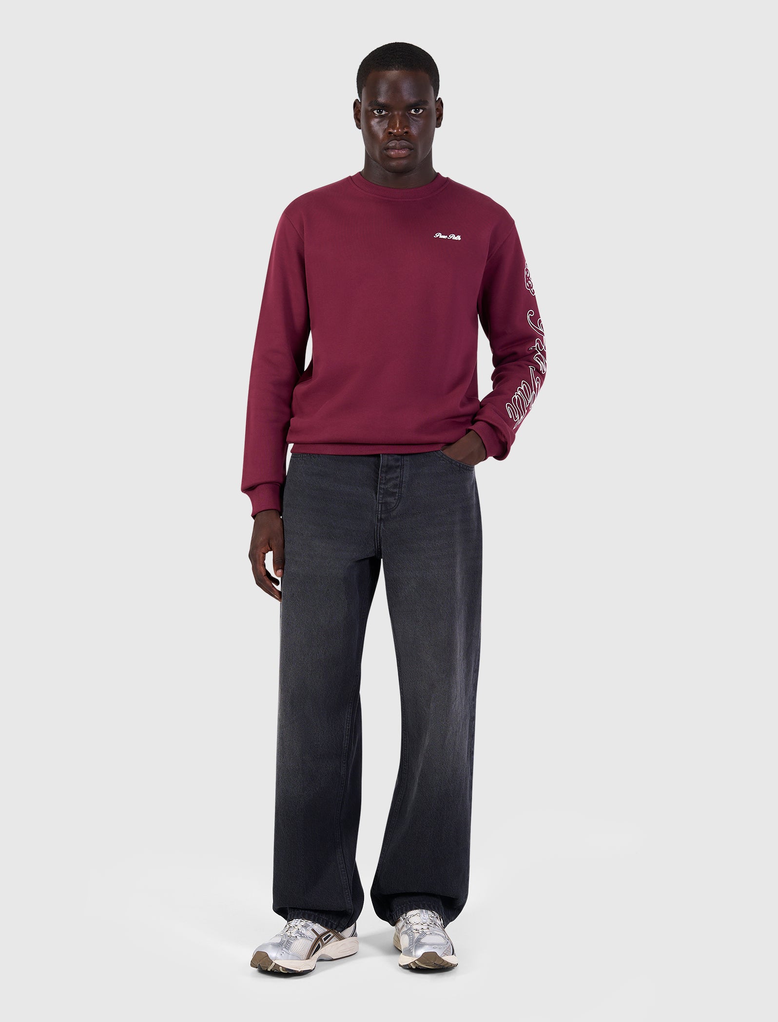 Essence of Life Sweater | Wine Red