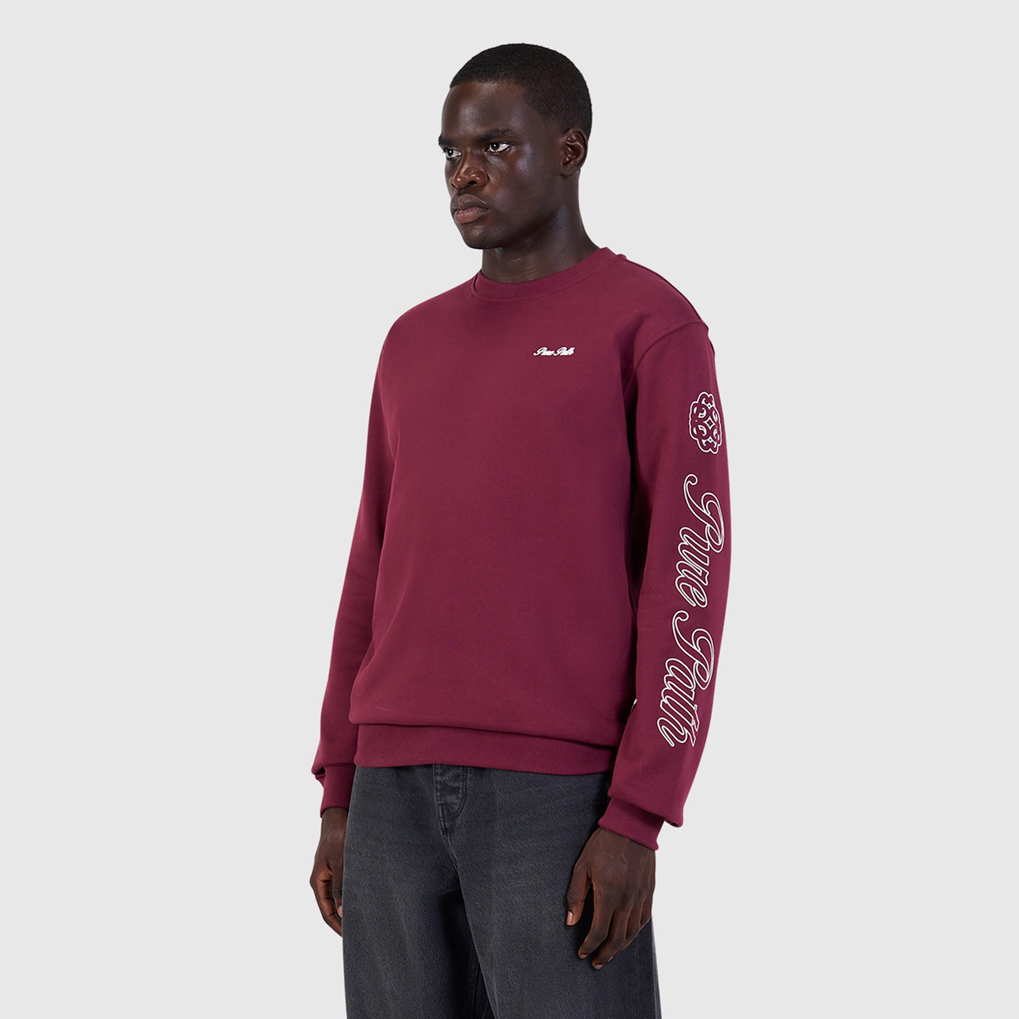 Essence of Life Sweater | Wine Red