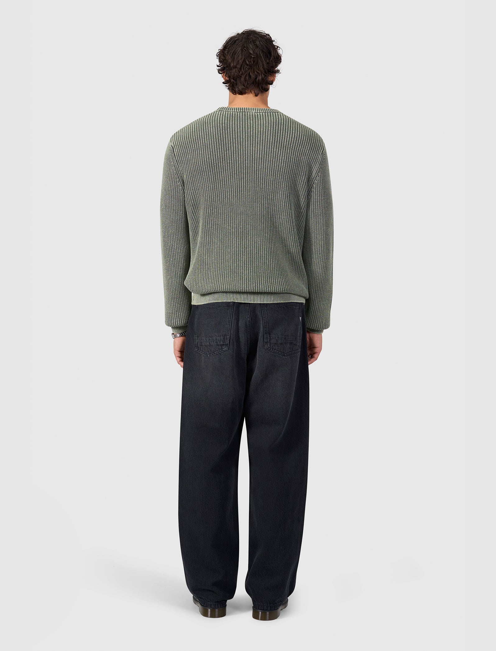 Washed United Knit Sweater | Dark Army