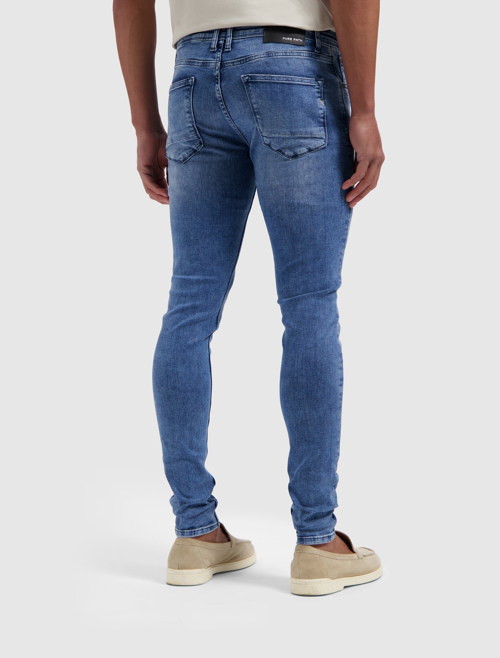 The Dylan Super Skinny Jeans | Denim Mid Blue