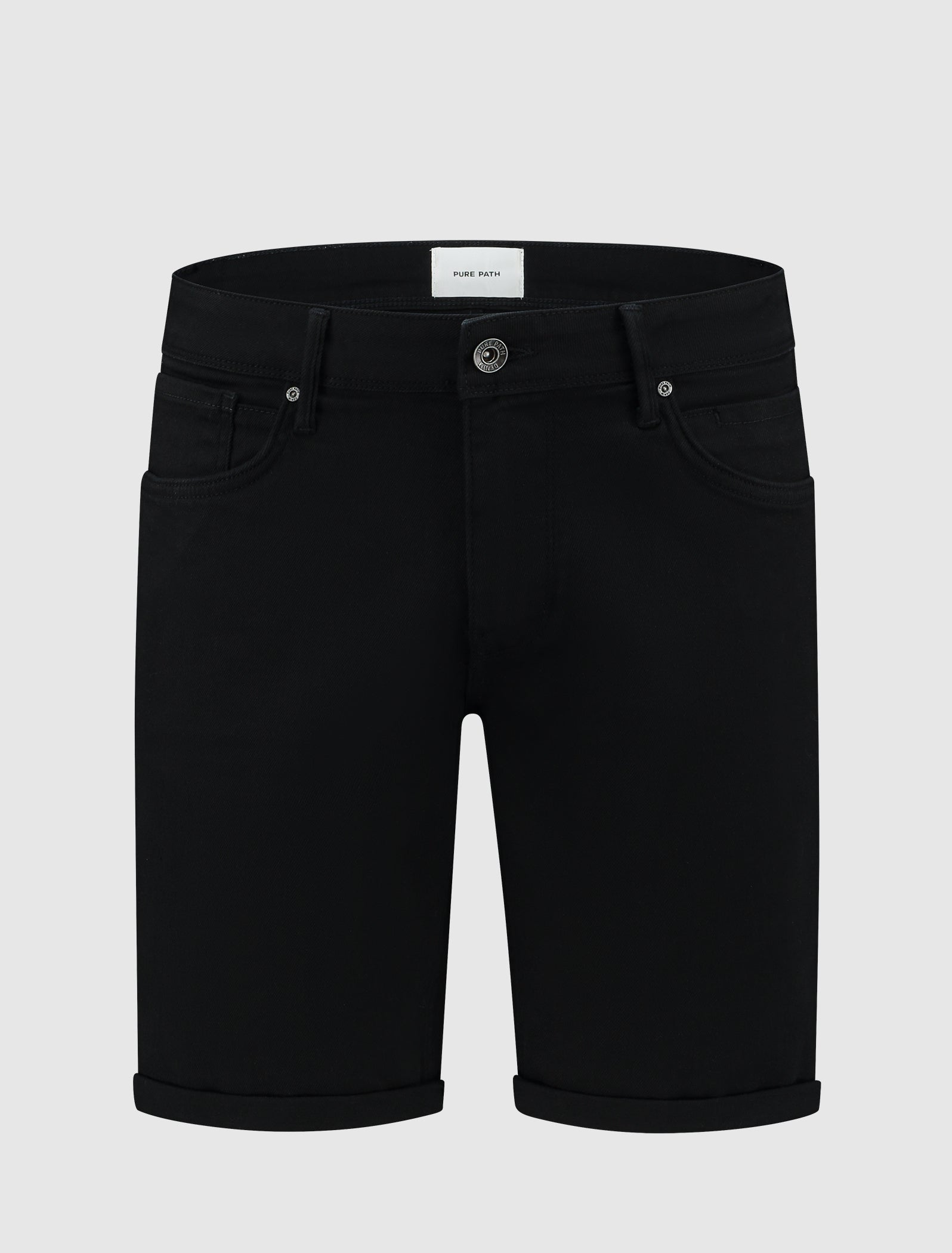 The Steve Skinny Fit Shorts | Black