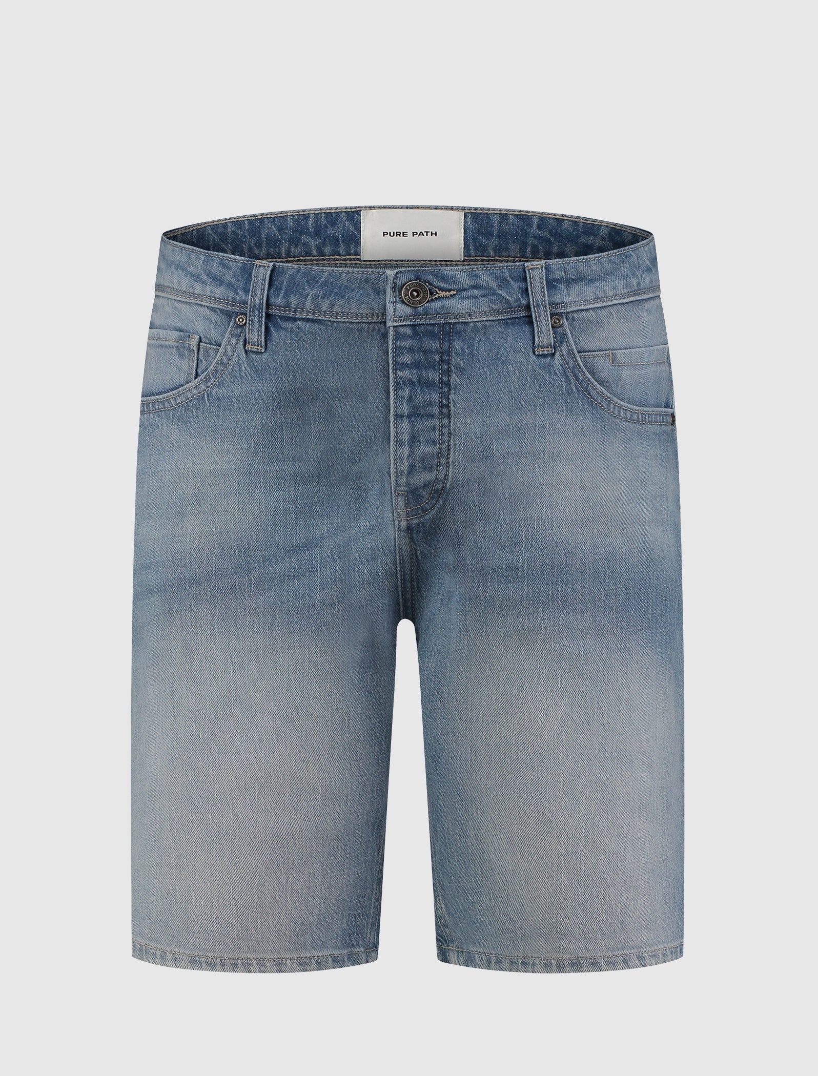 The Owen Regular Fit Shorts | Denim Light Blue