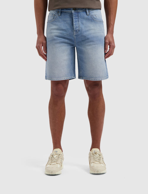 The Owen Regular Fit Shorts | Denim Light Blue
