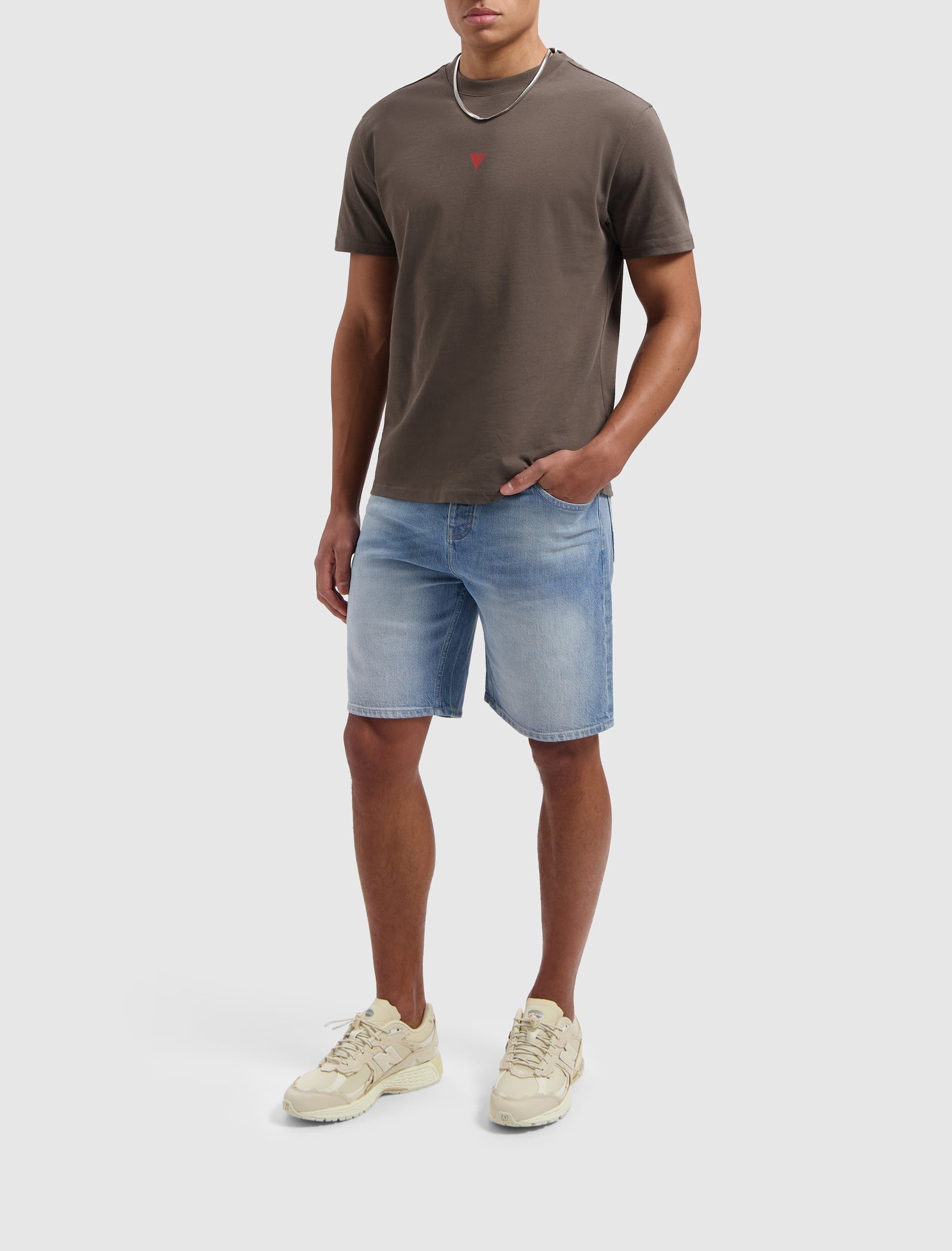 The Owen Regular Fit Shorts | Denim Light Blue