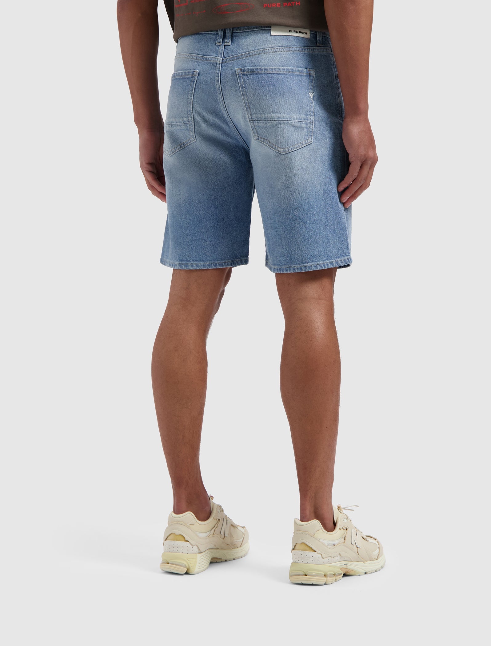 The Owen Regular Fit Shorts | Denim Light Blue