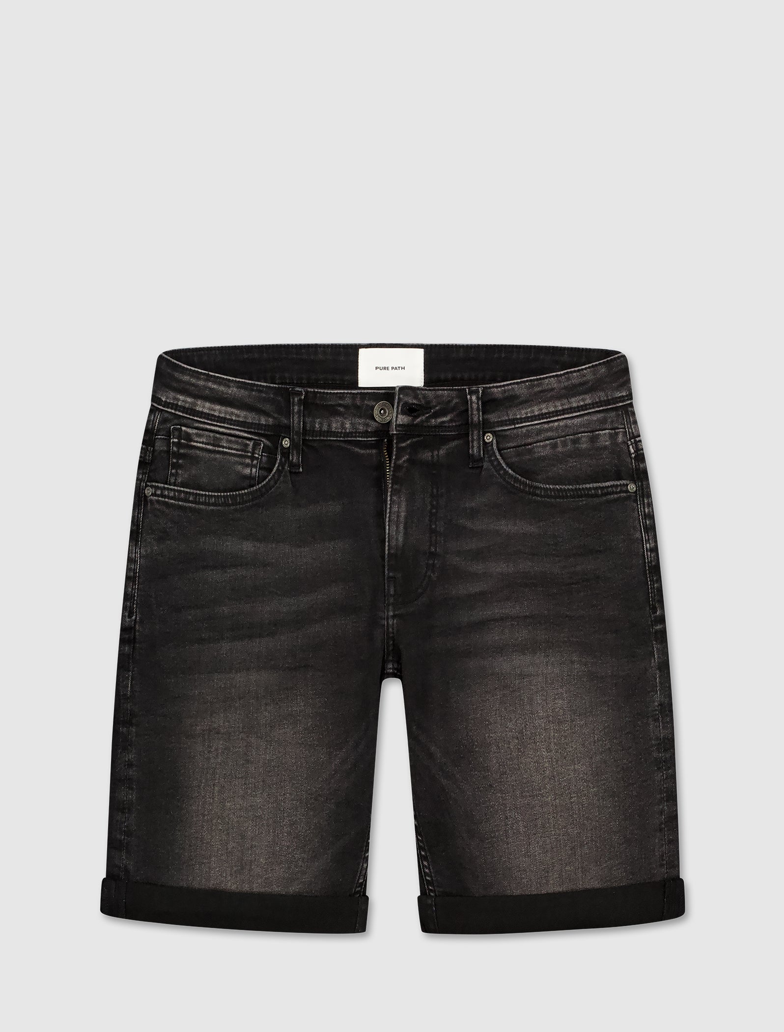 The Miles Slim Fit Shorts | Denim Dark Grey