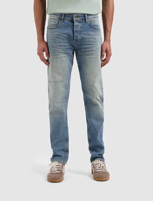 The Ryan Slim Fit Jeans | Denim Blue Green