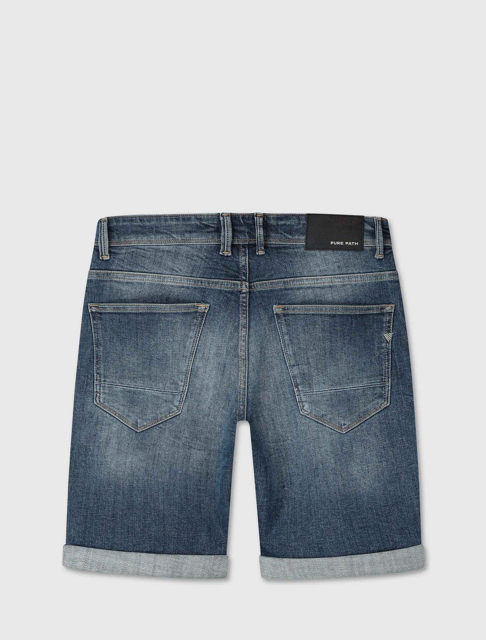 The Miles Slim Fit Shorts | Denim Dark Blue