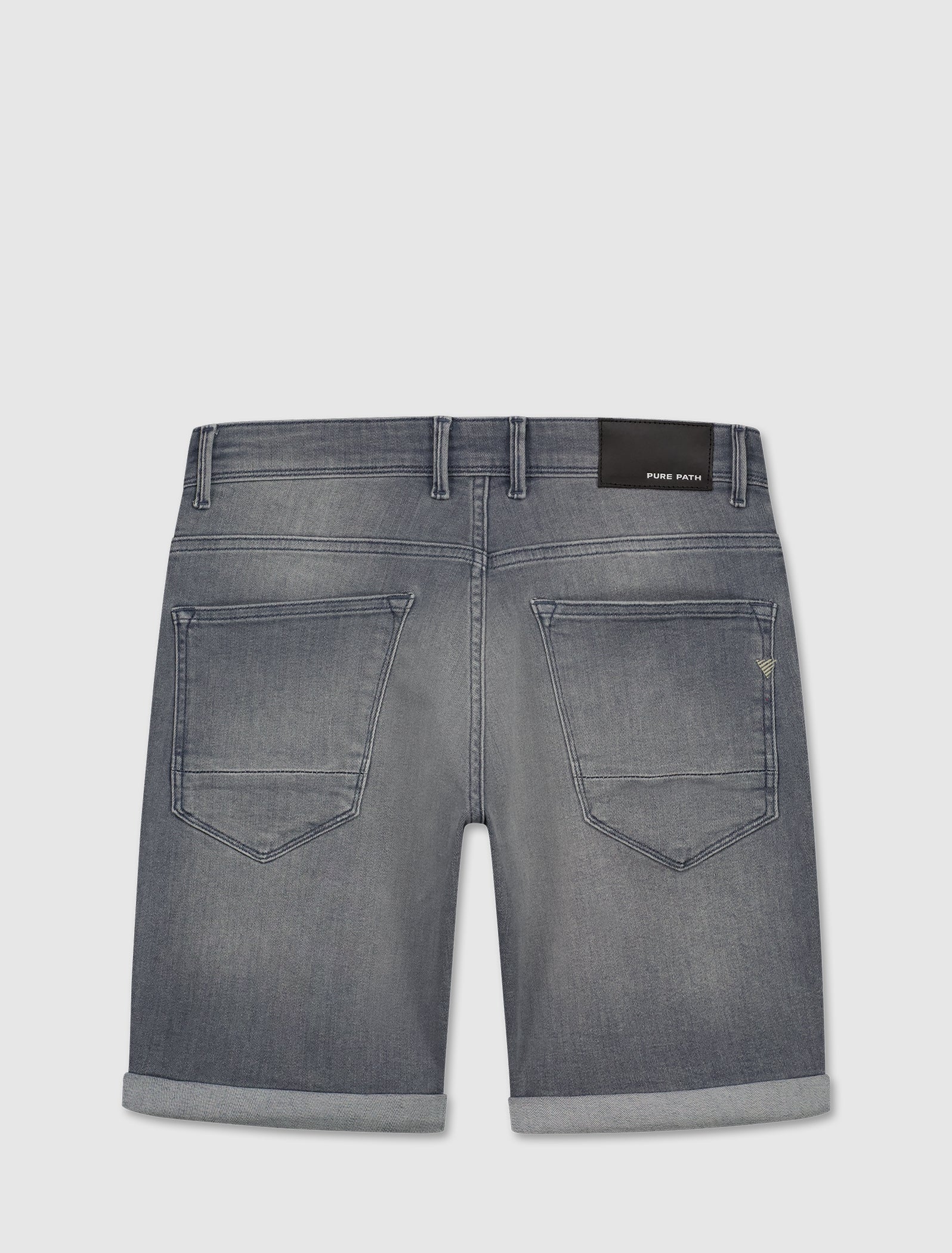 The Miles Slim Fit Shorts | Denim Mid Grey