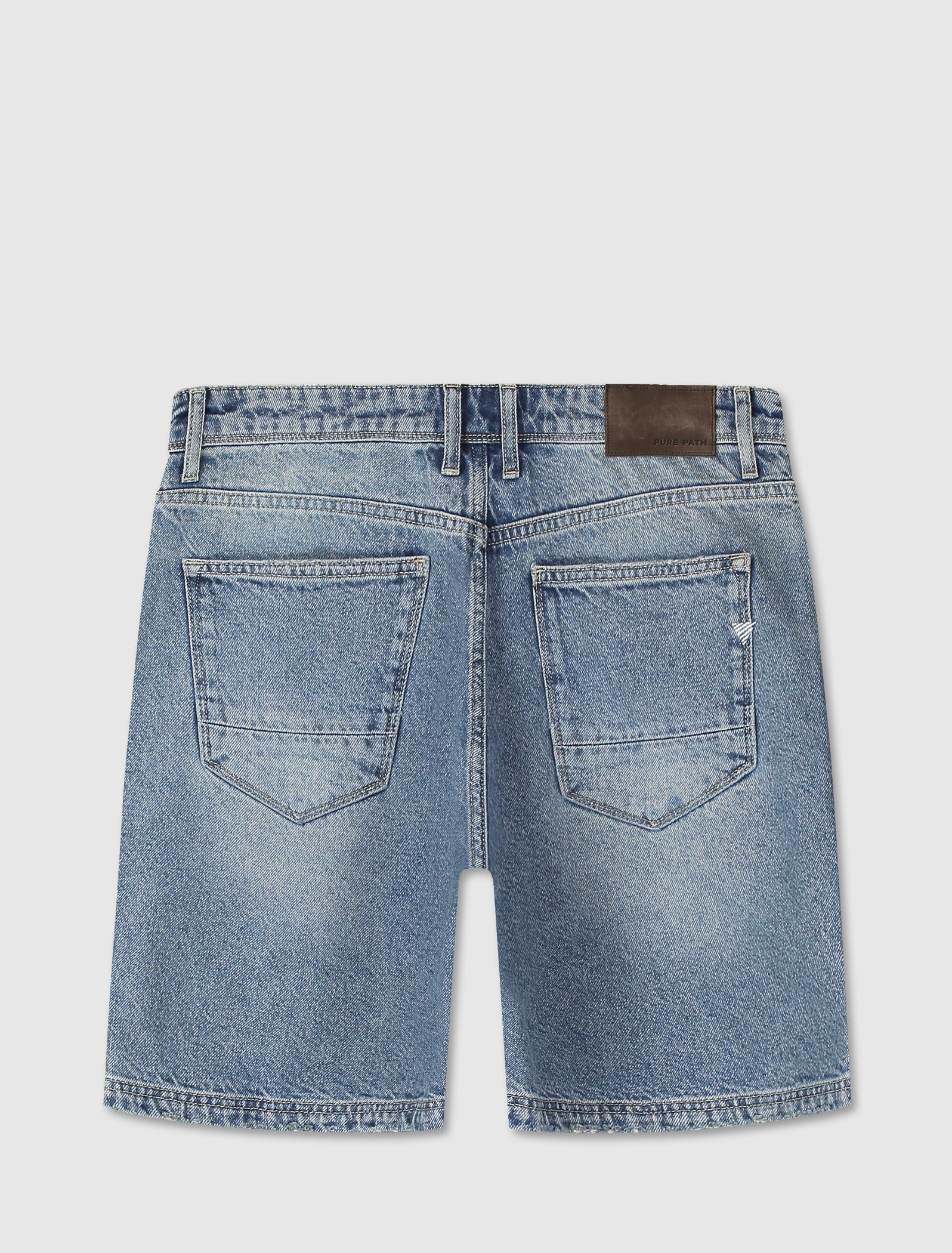 The Owen Regular Fit Shorts | Denim Mid Blue