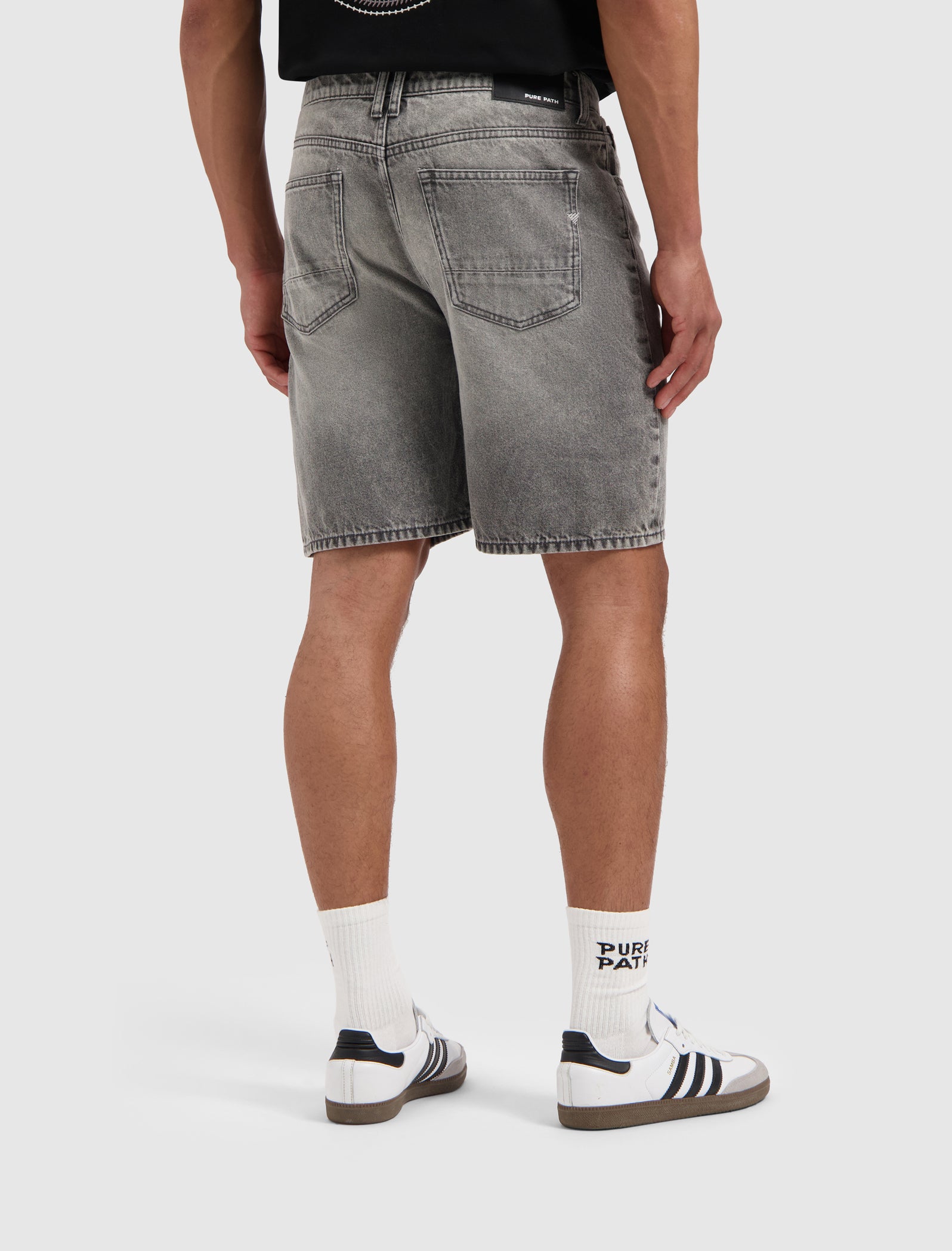 The Owen Regular Fit Shorts | Denim Mid Grey