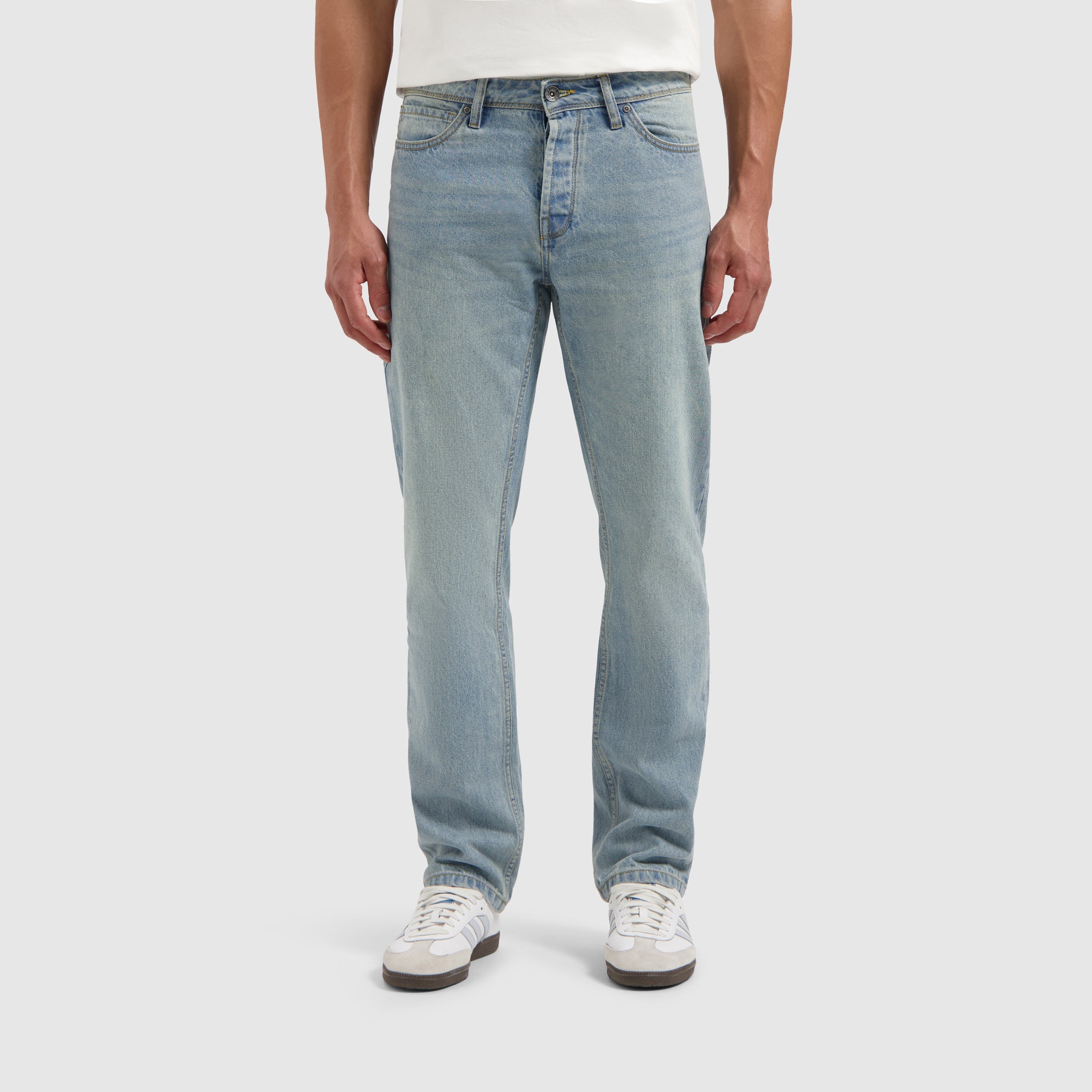 The Eric Regular Fit Jeans | Denim Blue Green