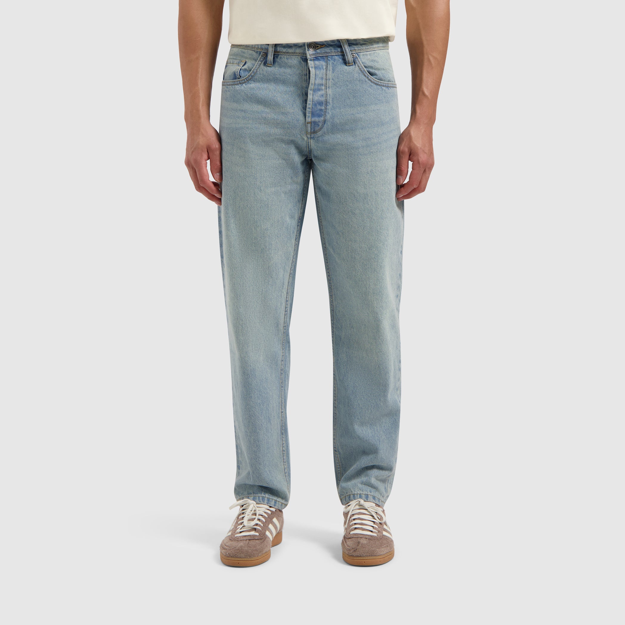 The Aiden Loose Fit Jeans | Denim Blue Green