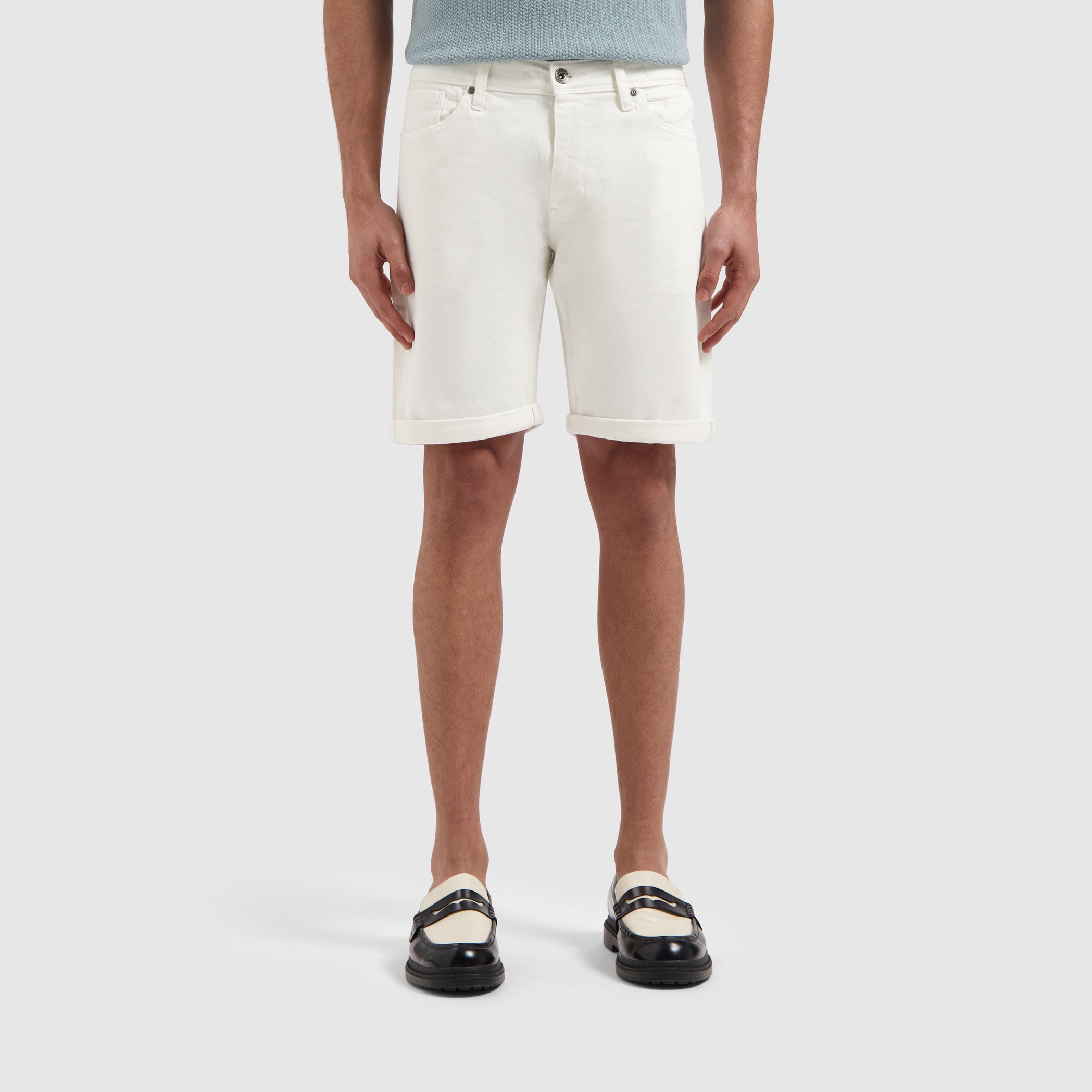 The Miles Slim Fit Shorts | Off White
